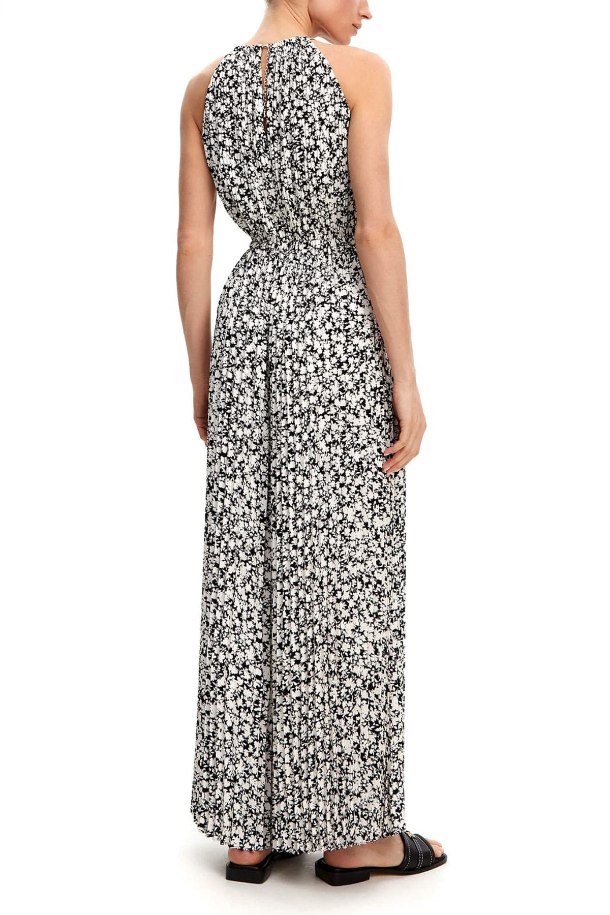 MICHAEL KORS ΟΛΟΣΩΜΗ ΦΟΡΜΑ ΠΛΙΣΕ ΛΕΥΚΟ-ΜΑΥΡΟ