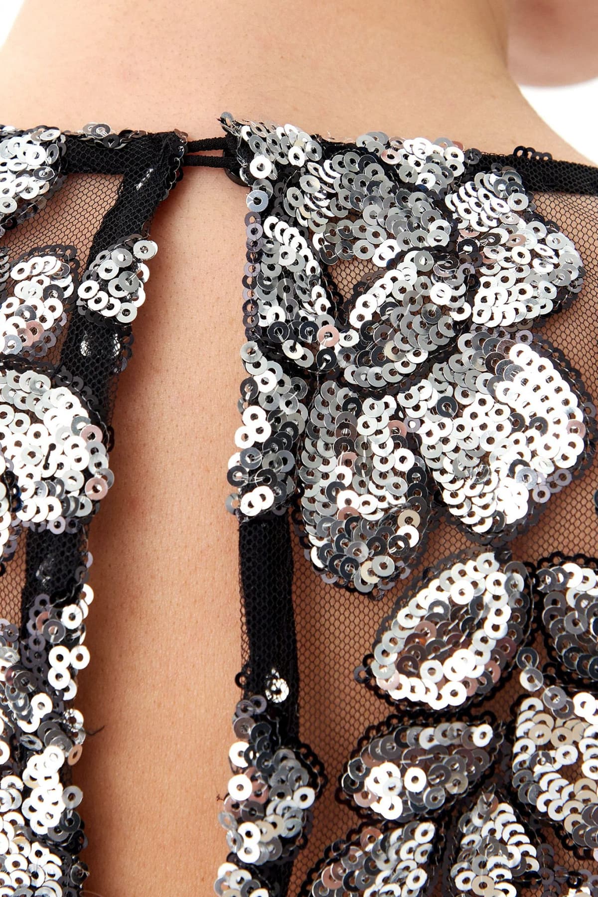 MICHAEL KORS ΦΟΡΕΜΑ MINI ΠΑΓΙΕΤΑ ΑΣΗΜΙ-ΜΑΥΡΟ