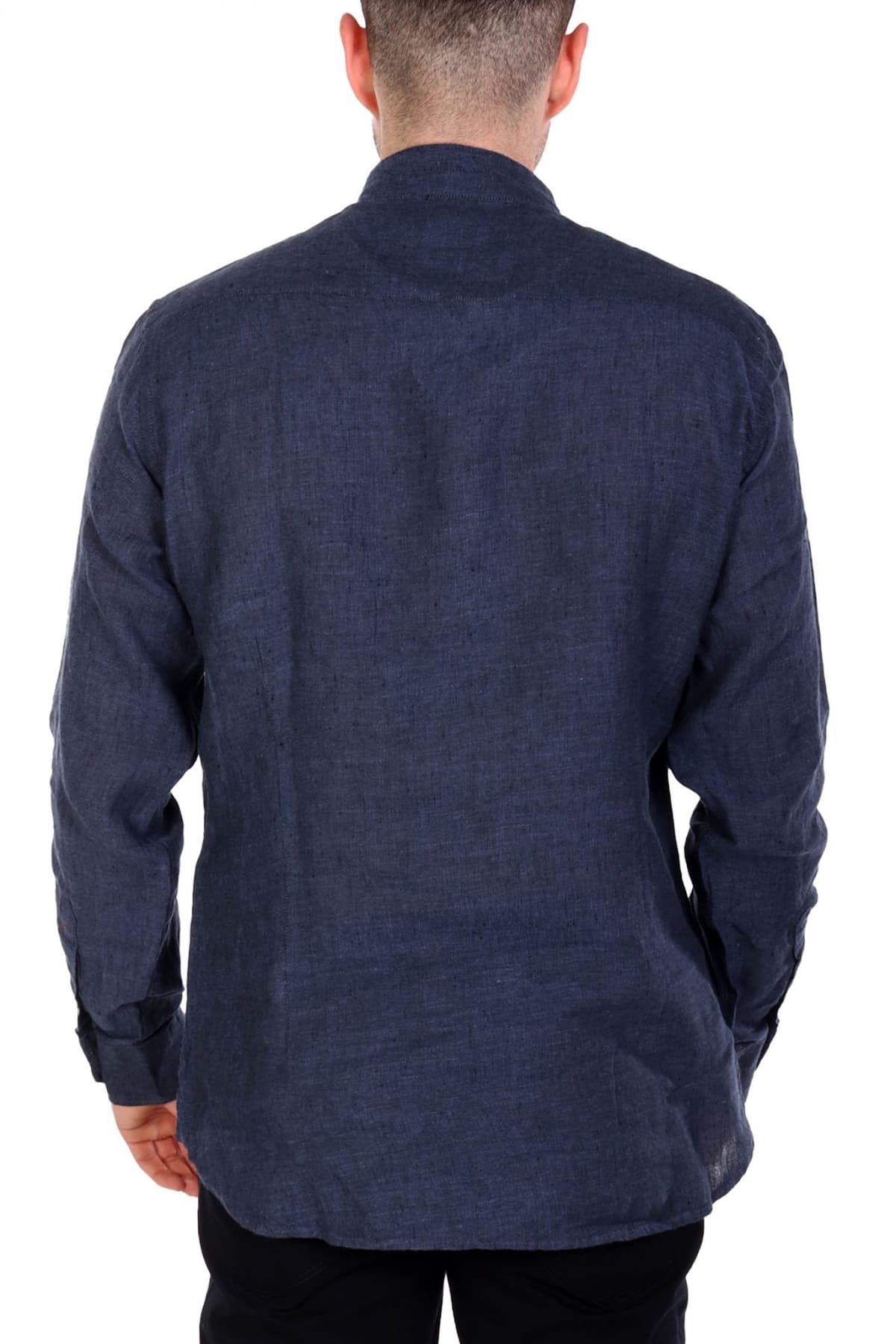 U.S.POLO ASSN ΠΟΥΚΑΜΙΣΟ SLIM FIT ΜΠΛΕ