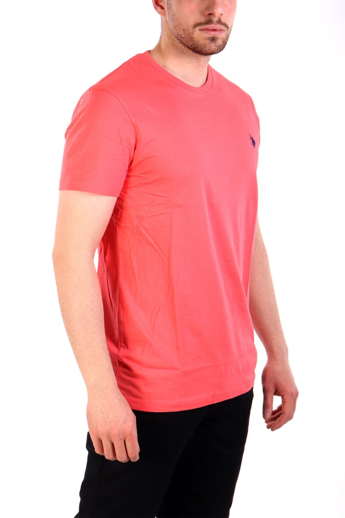 U.S.POLO ASSN T-SHIRT CREW NECK LOGO MICK ΚΟΡΑΛΙ