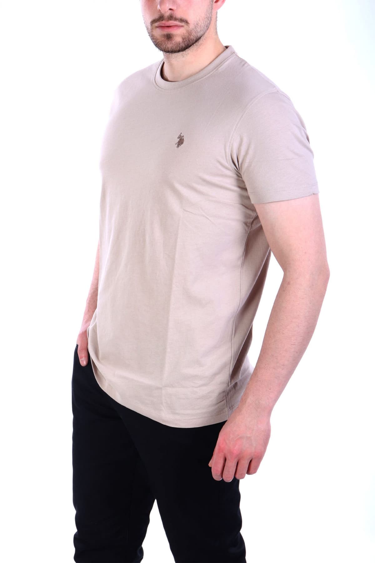 U.S.POLO ASSN T-SHIRT CREW NECK LOGO MICK ΜΠΕΖ