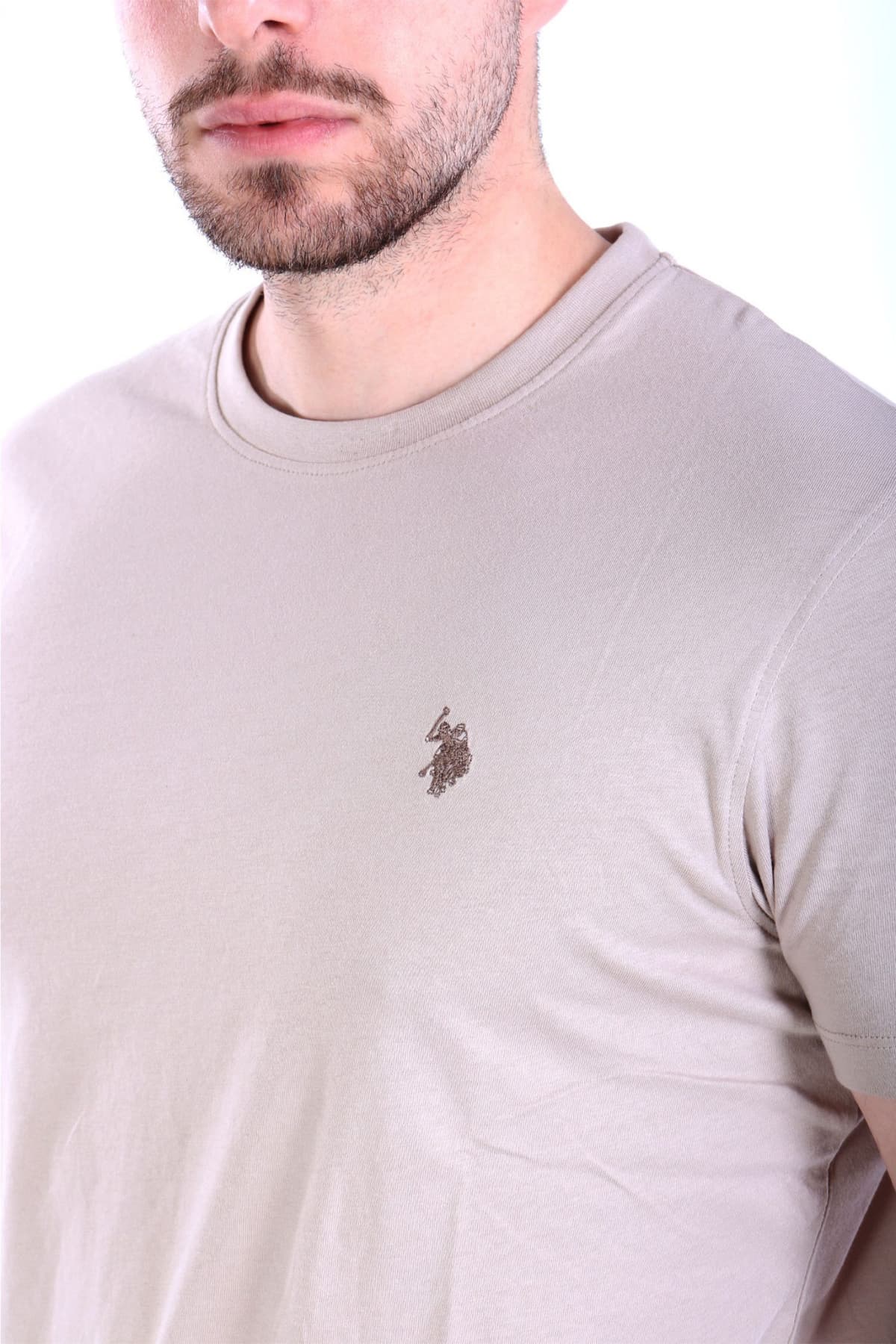 U.S.POLO ASSN T-SHIRT CREW NECK LOGO MICK ΜΠΕΖ