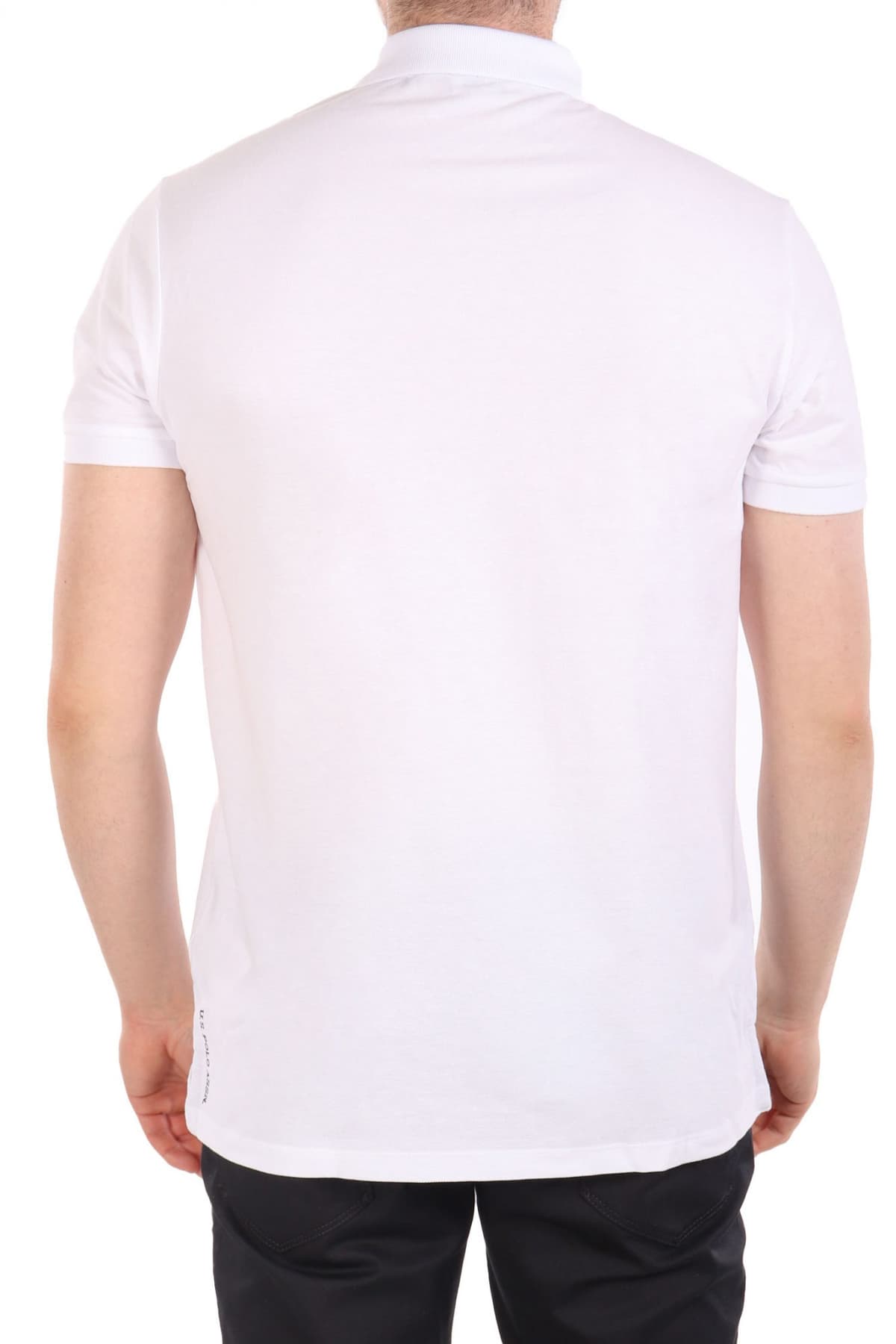 U.S.POLO ASSN POLO KING LOGO ΛΕΥΚΟ