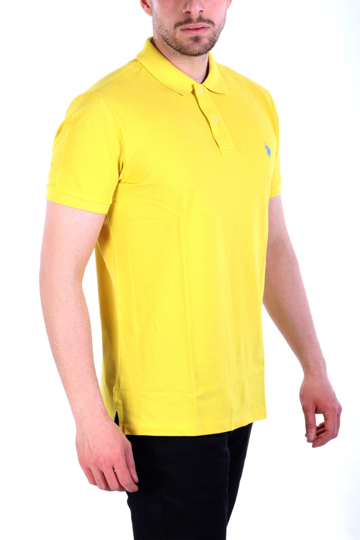 U.S.POLO ASSN POLO KING LOGO ΚΙΤΡΙΝΟ