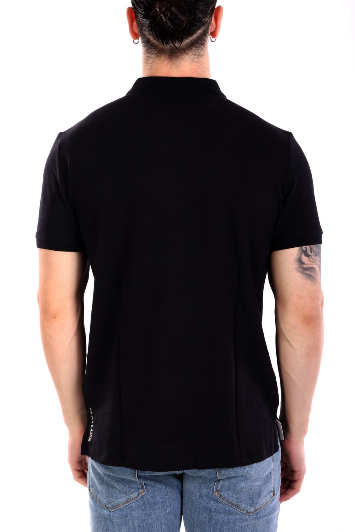 U.S.POLO ASSN POLO KING LOGO ΜΑΥΡΟ