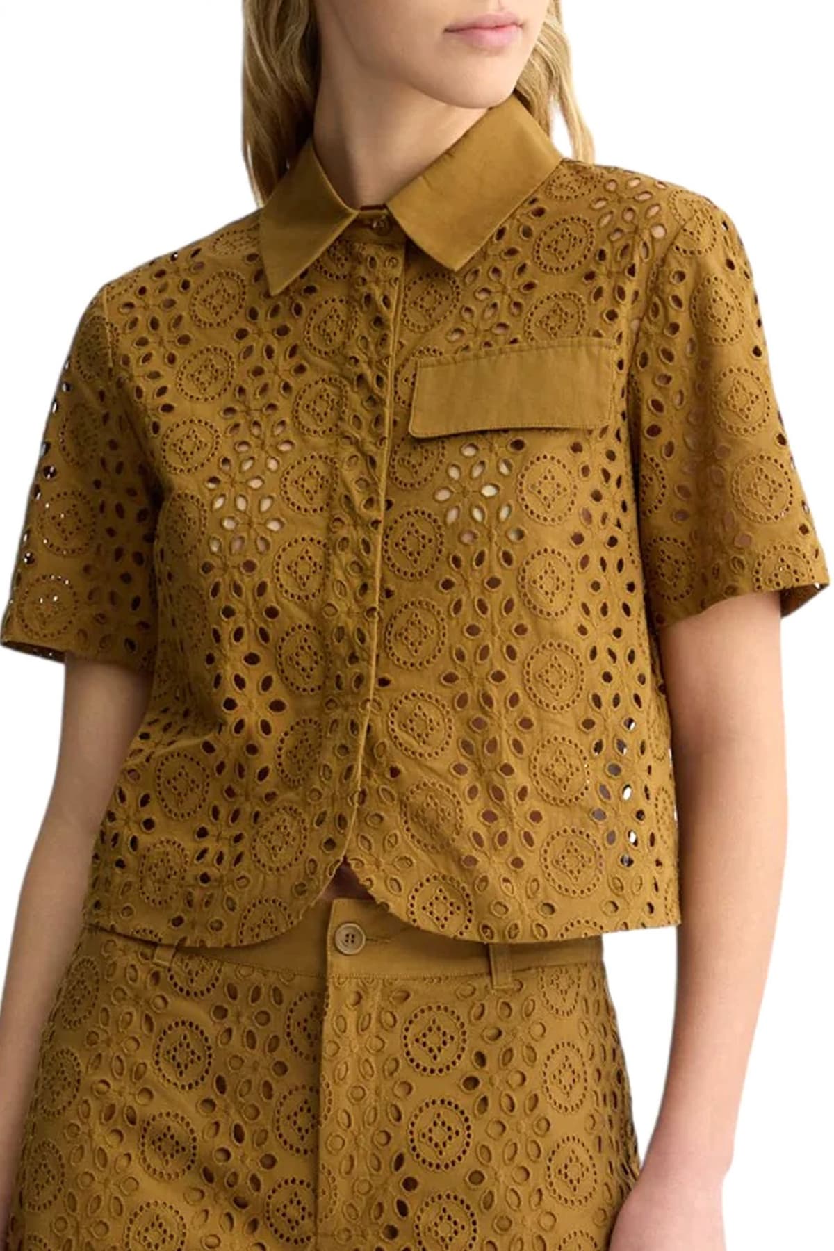 LIU-JO ΠΟΥΚΑΜΙΣΟ ΔΙΑΤΡΗΤΟ ΛΑΔΙ