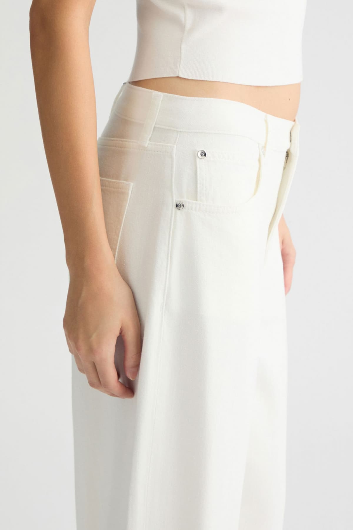 LIU -JO ΠΑΝΤΕΛΟΝΙ JEANS ΥΠΟΛΕΥΚΟ