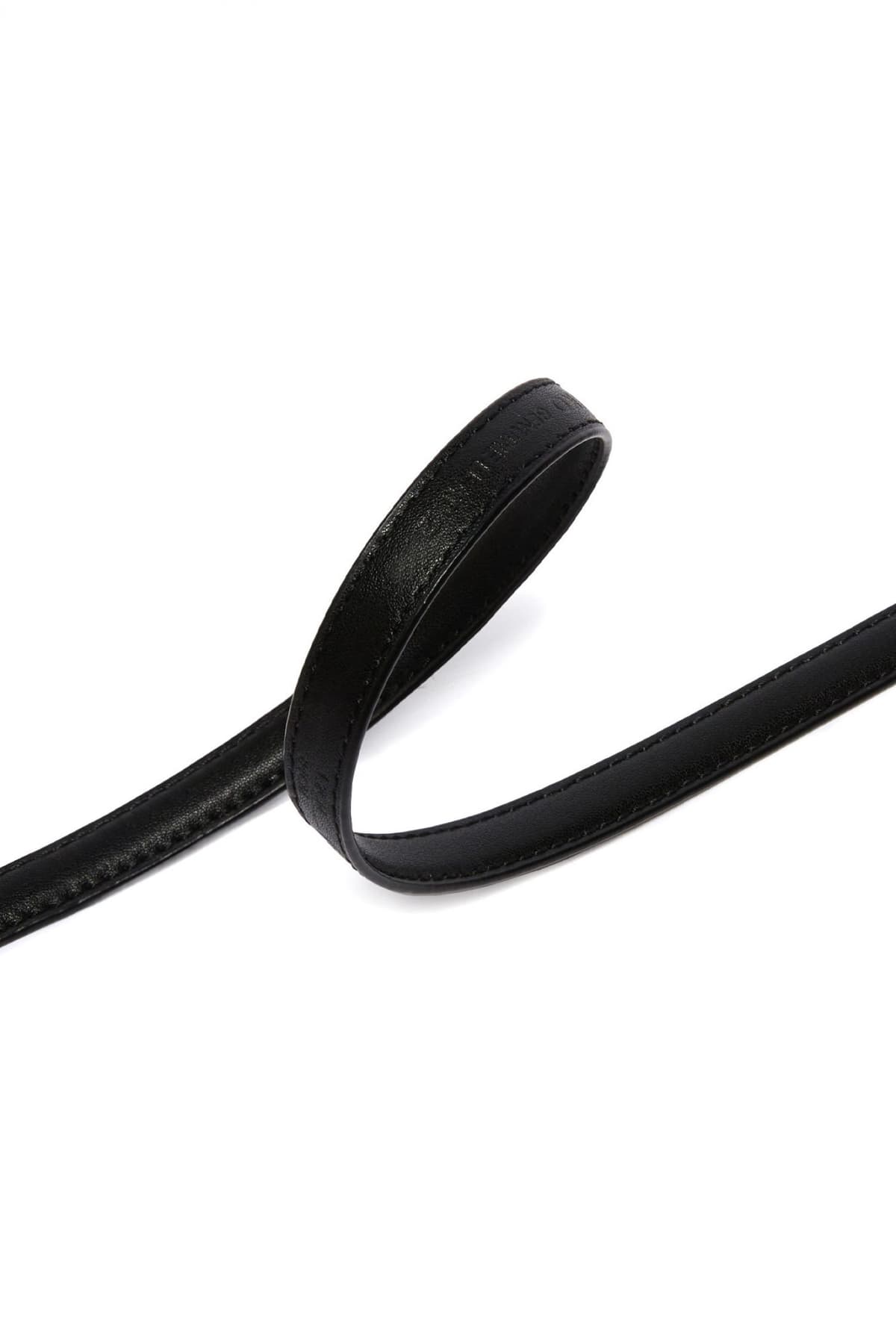 PINKO ΖΩΝΗ LOVE BERRY H1 BELT VITELLO SETA ΑΓΡΑΦΑ ΑΣΗΜΙ-ΜΑΥΡΟ