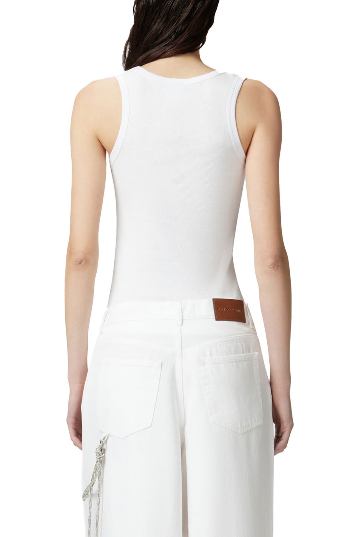 PINKO ΦΑΝΕΛΑΚΙ CALCOLATORE TANK TOP ΛΕΥΚΟ