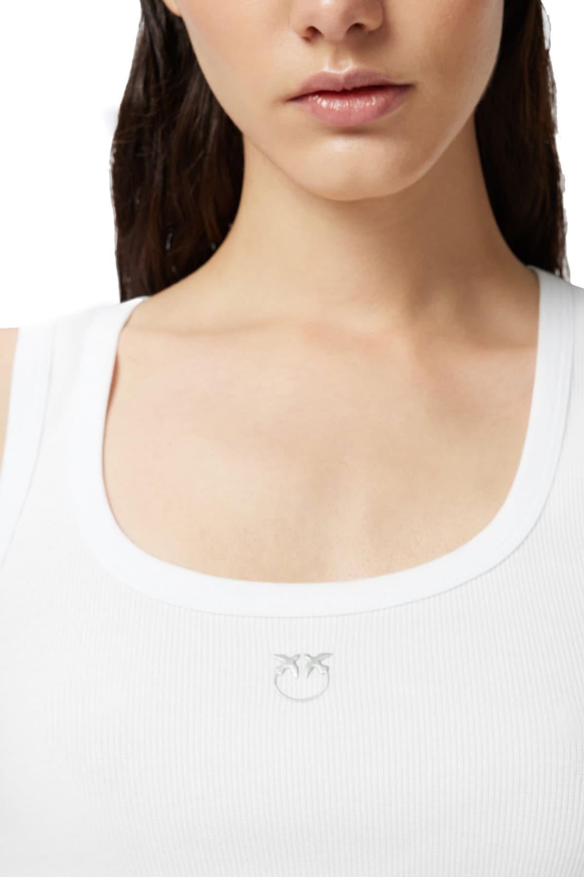 PINKO ΦΑΝΕΛΑΚΙ CALCOLATORE TANK TOP ΛΕΥΚΟ