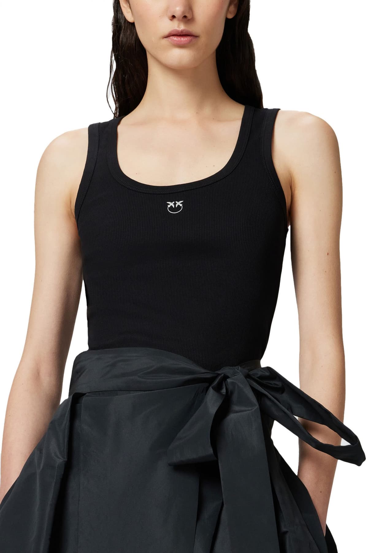 PINKO ΦΑΝΕΛΑΚΙ CALCOLATORE TANK TOP ΜΑΥΡΟ