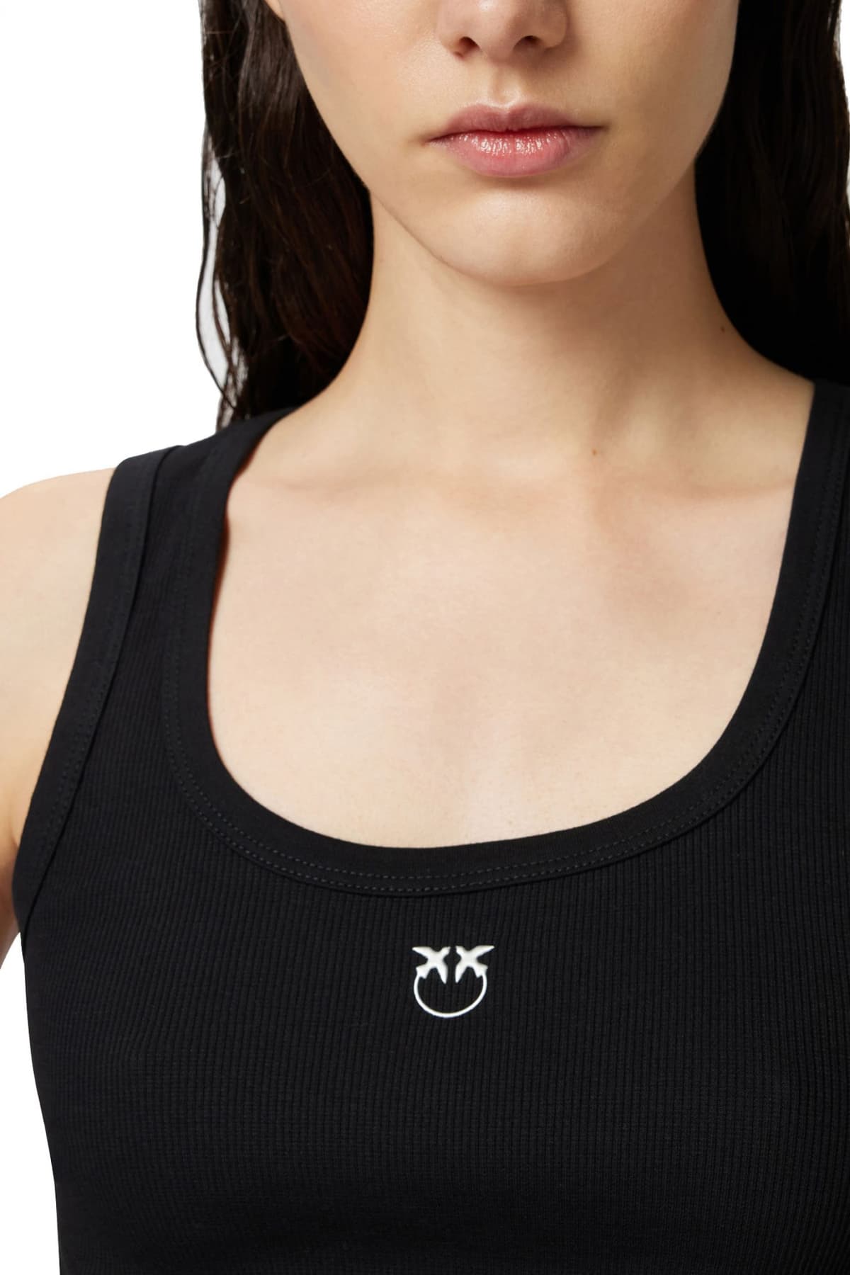 PINKO ΦΑΝΕΛΑΚΙ CALCOLATORE TANK TOP ΜΑΥΡΟ