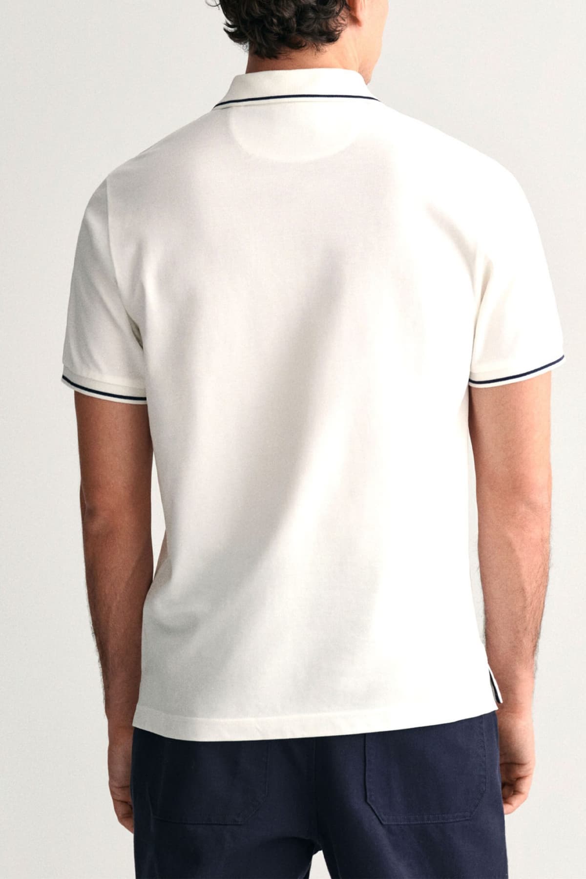 Men's Polo Shirts Gant White