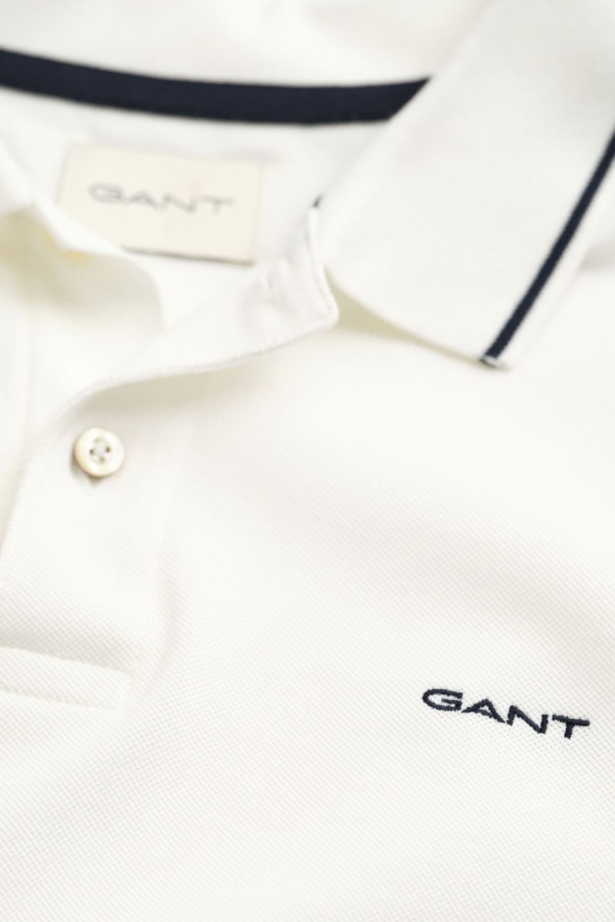Men's Polo Shirts Gant White