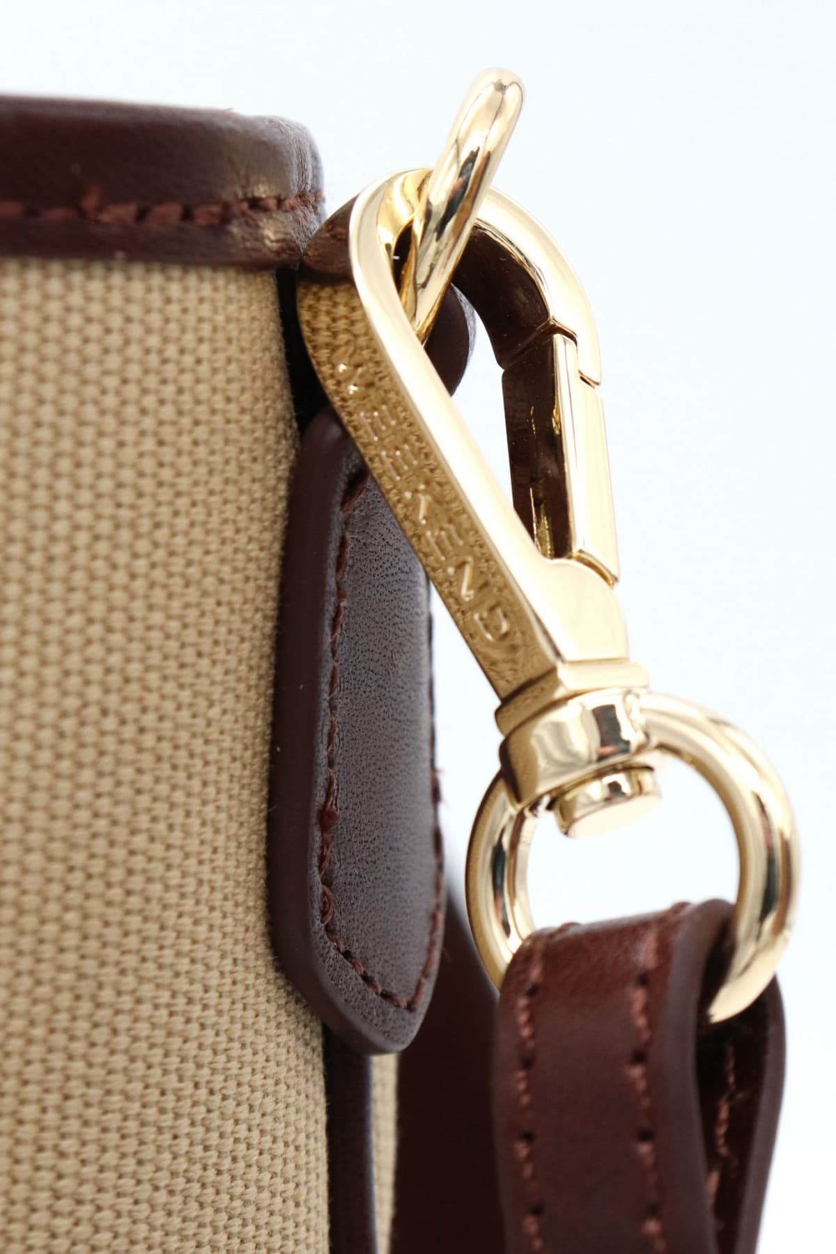 MAX MARA WEEKEND ΤΣΑΝΤΑ CROSSBODY VASAIO ΔΕΡΜΑΤΙΝΕΣ ΛΕΠΤΟΜΕΡΕΙΕΣ ΜΠΕΖ-ΚΑΦΕ