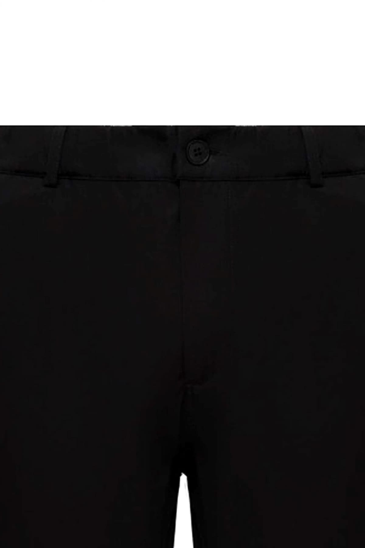 KARL LAGERFELD ΒΕΡΜΟΥΔΑ CARGO METALLIC LOGO ΜΑΥΡΟ