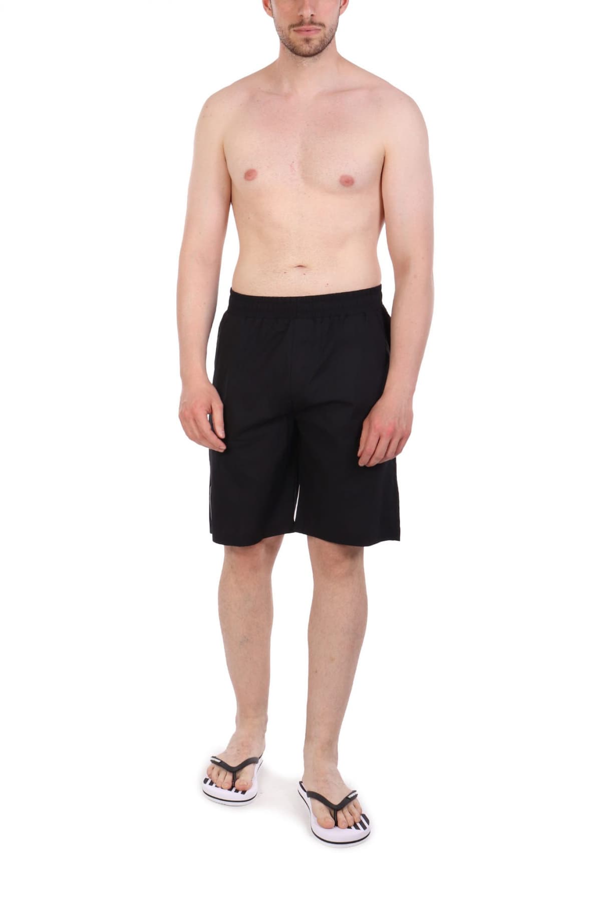 KARL LAGERFELD ΜΑΓΙΩ SHORTS LOGO ΜΑΥΡΟ