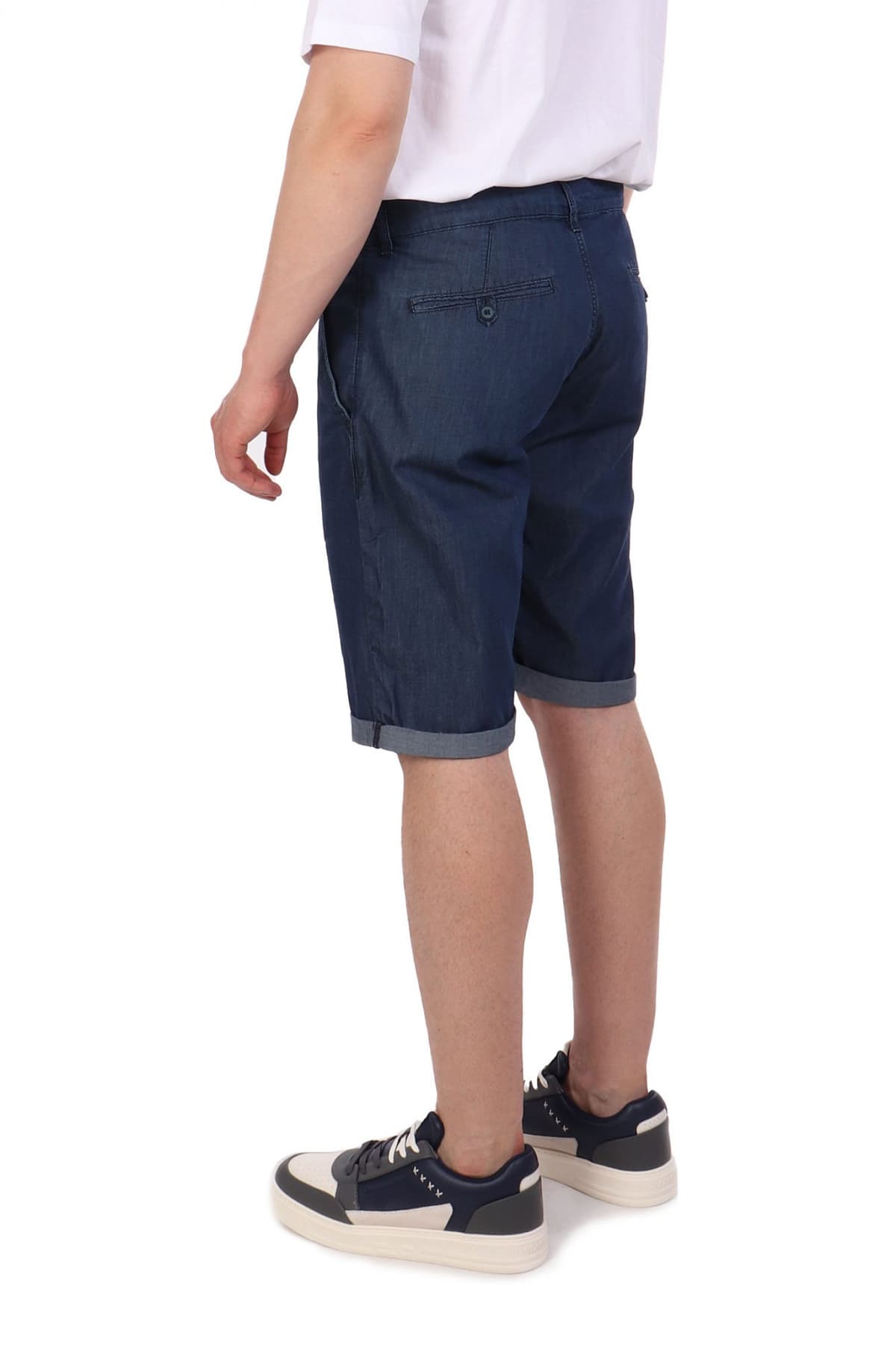 KARL LAGERFELD ΒΕΡΜΟΥΔΑ JEANS CHINO ΜΠΛΕ