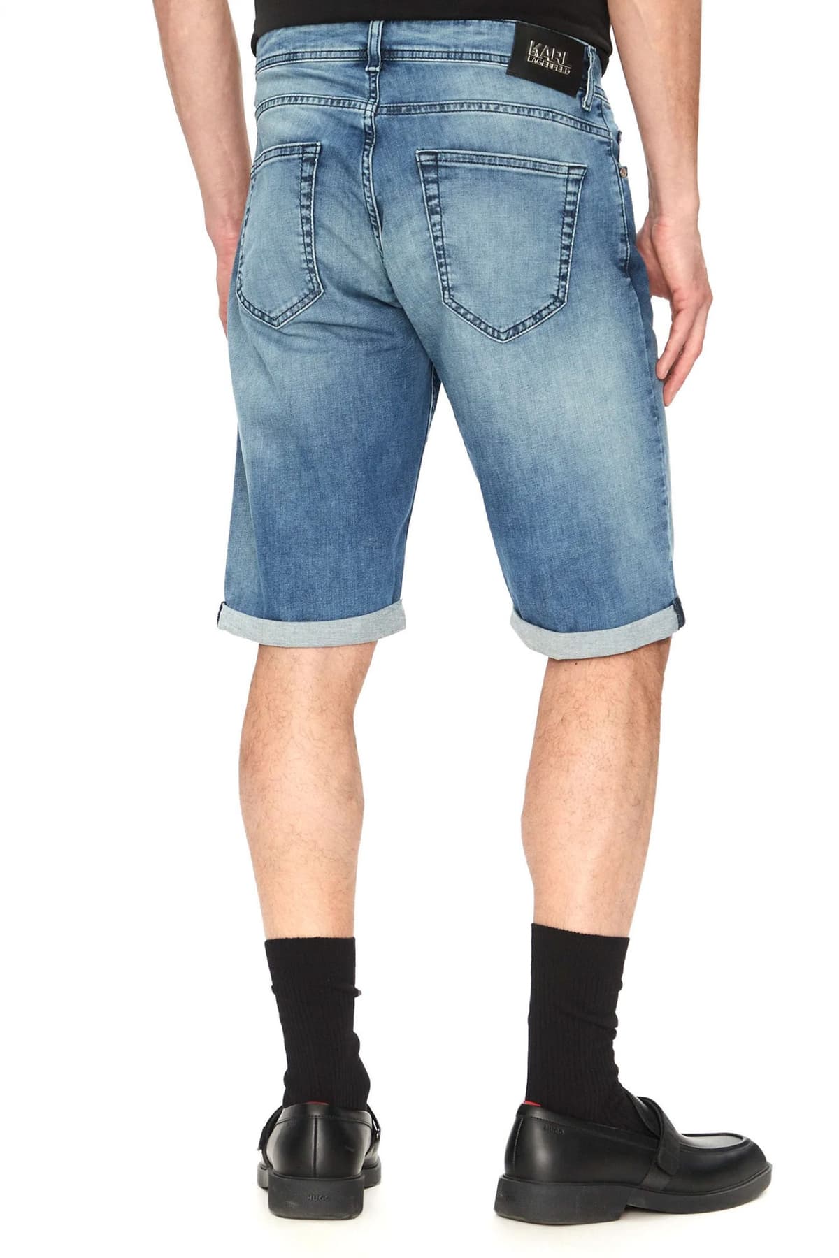 KARL LAGERFELD ΒΕΡΜΟΥΔΑ JEANS 5-POCKET ΓΑΛΑΖΙΟ