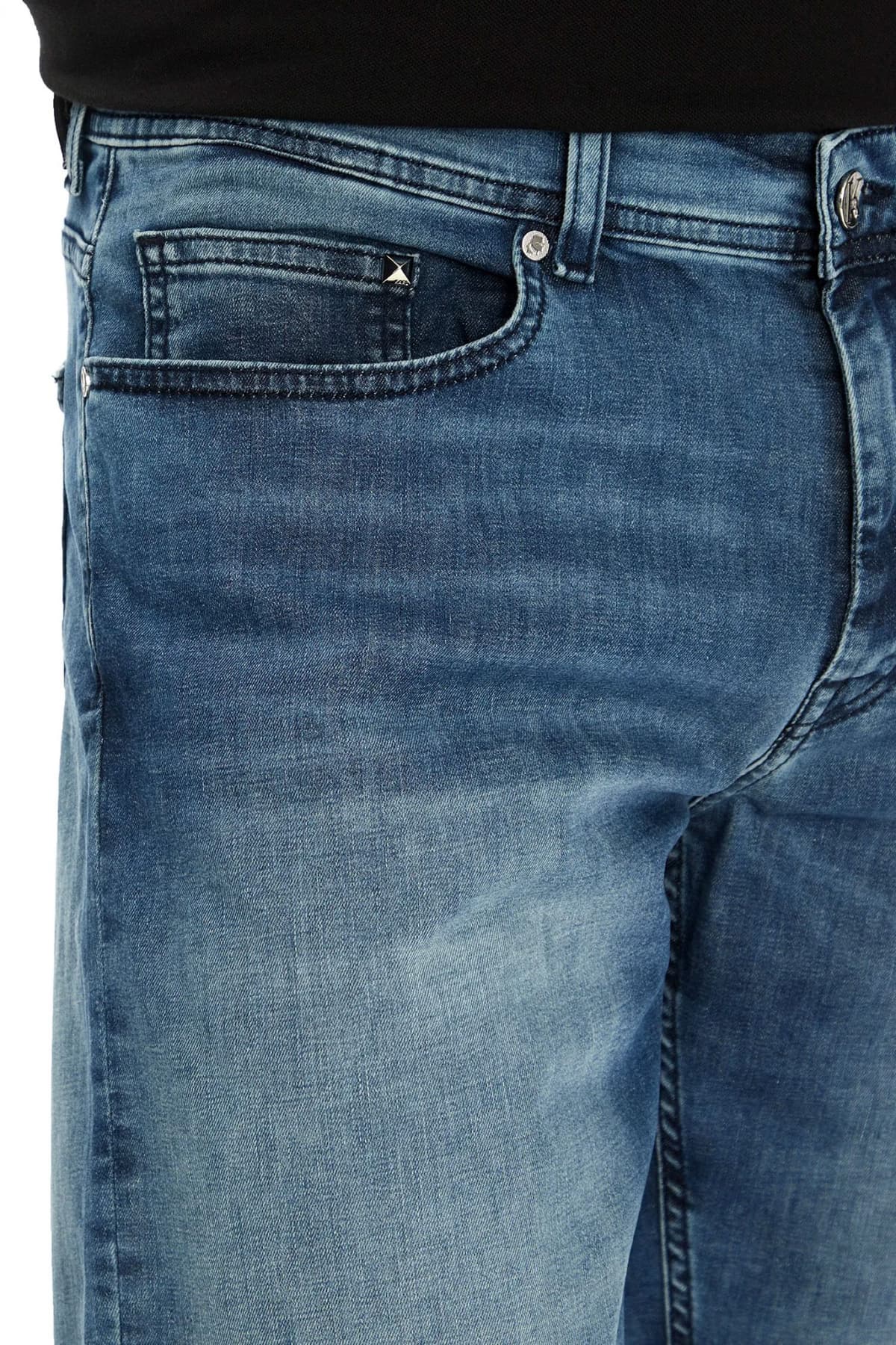 KARL LAGERFELD ΒΕΡΜΟΥΔΑ JEANS 5-POCKET ΓΑΛΑΖΙΟ