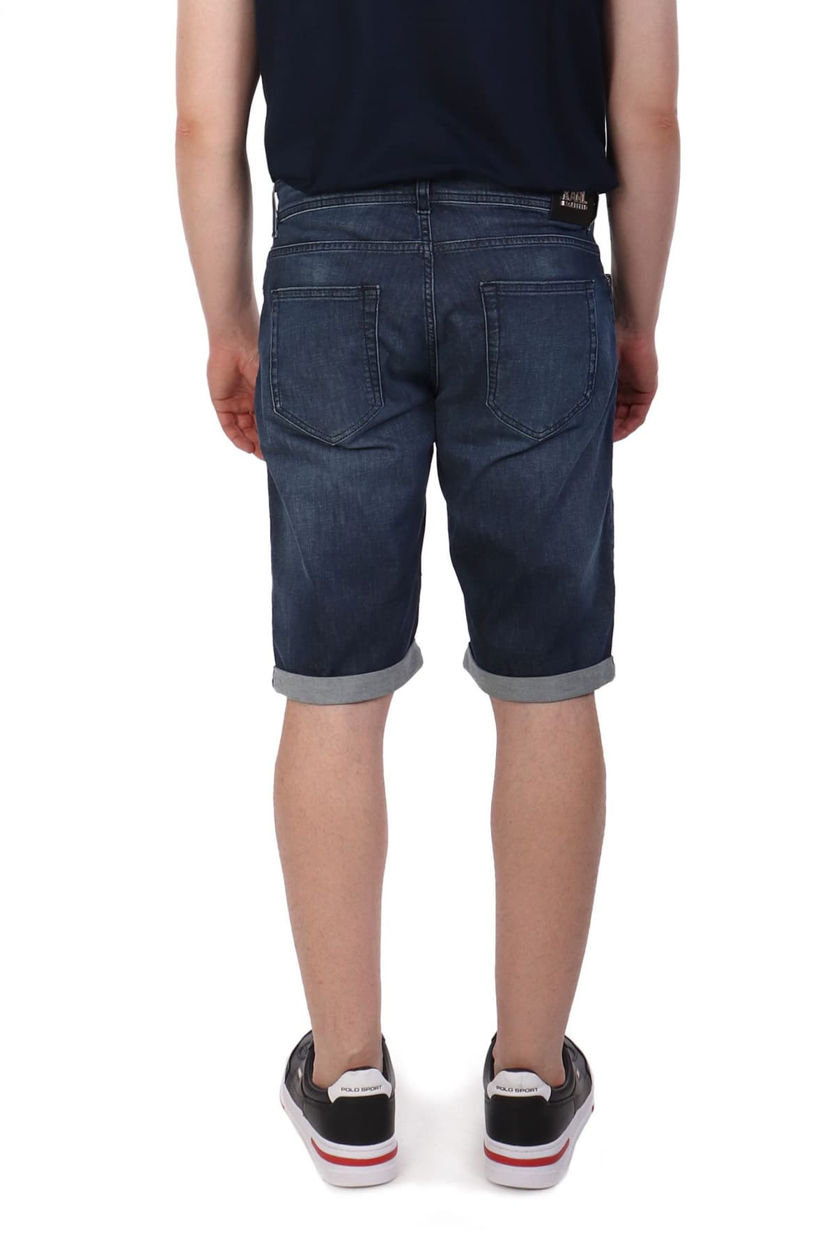 KARL LAGERFELD ΒΕΡΜΟΥΔΑ JEANS 5-POCKET ΜΠΛΕ