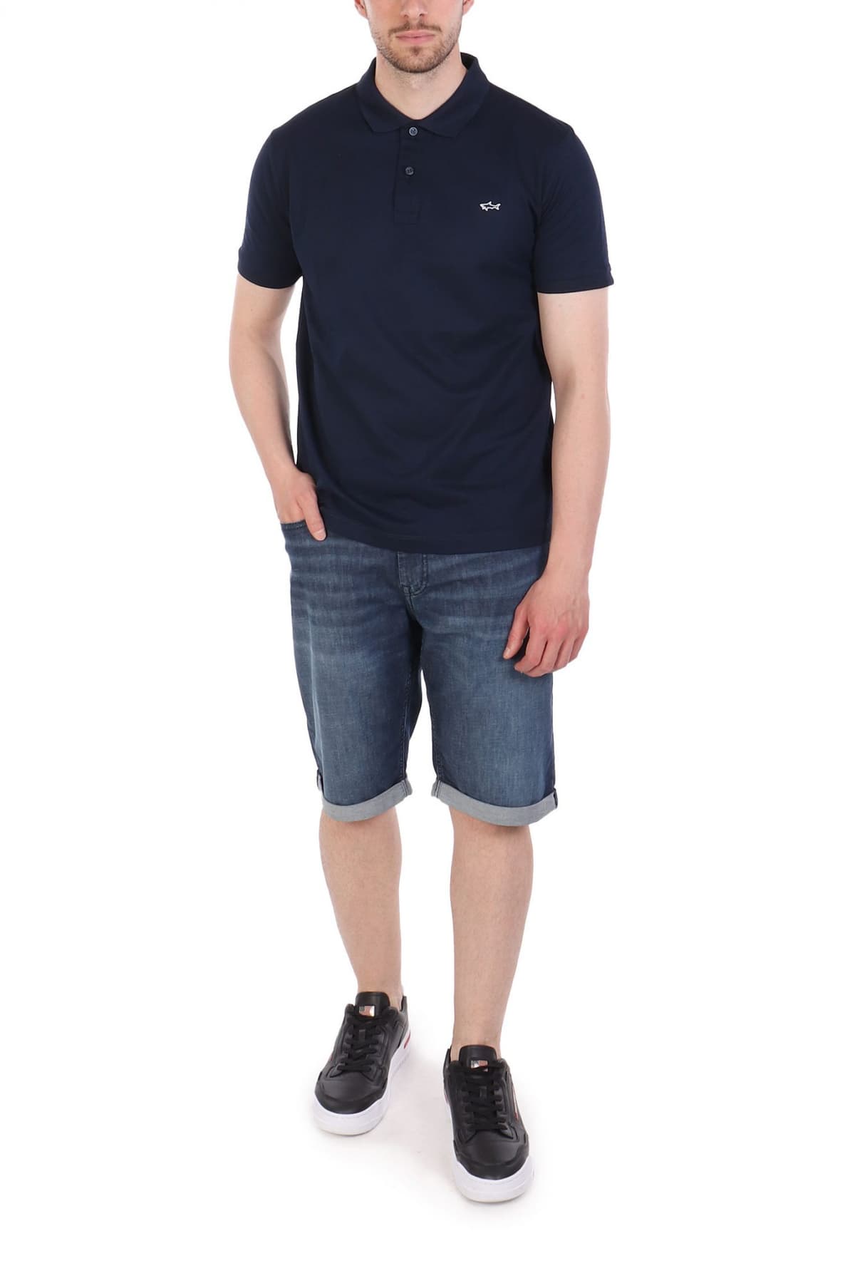 KARL LAGERFELD ΒΕΡΜΟΥΔΑ JEANS 5-POCKET ΜΠΛΕ