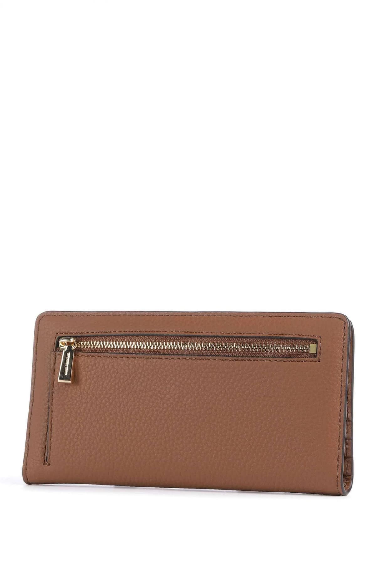 MICHAEL KORS ΠΟΡΤΟΦΟΛΙ LG SLIM SNAP ΜΕΤΑΛΛΙΚΟ LOGO TAMΠΑ