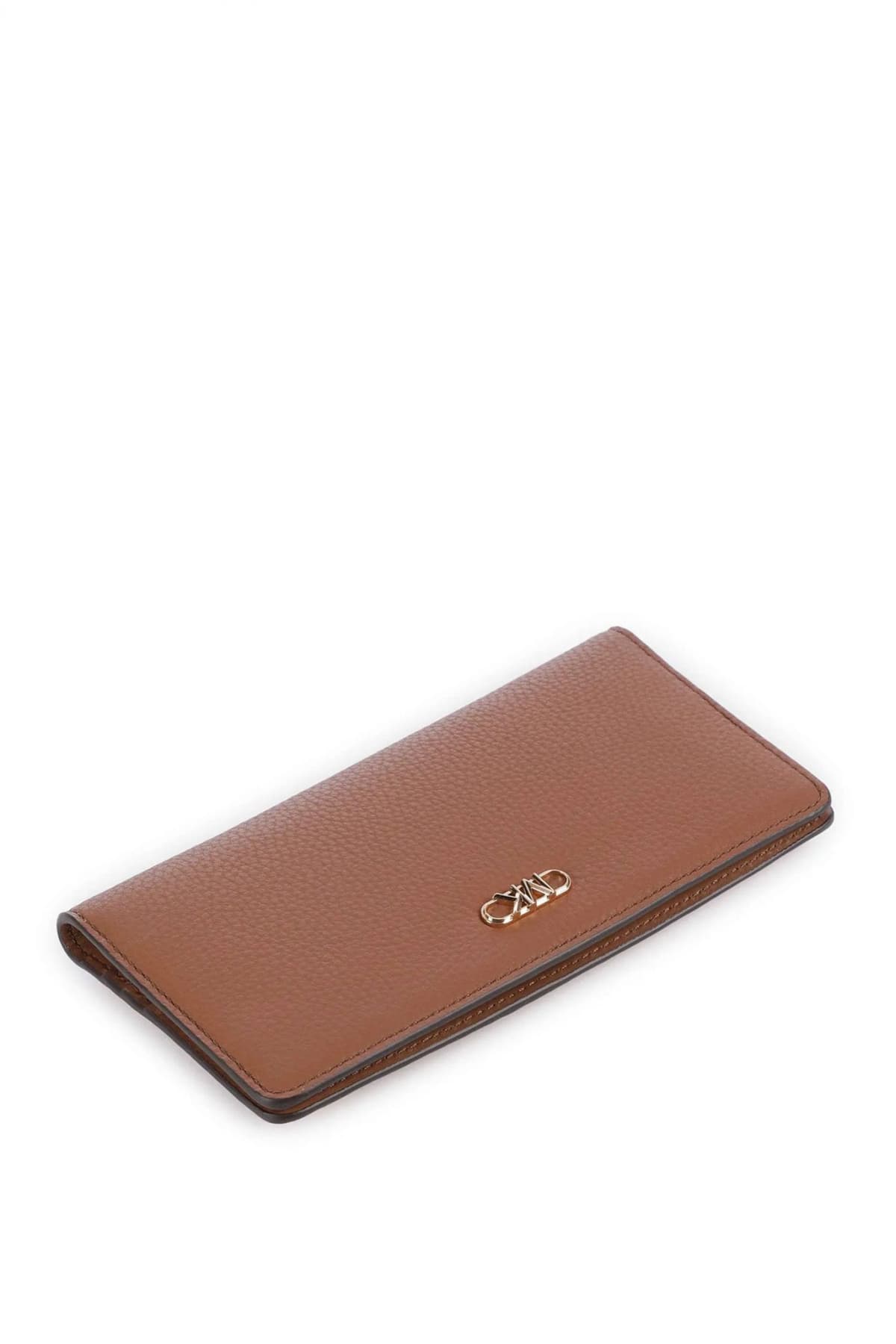 MICHAEL KORS ΠΟΡΤΟΦΟΛΙ LG SLIM SNAP ΜΕΤΑΛΛΙΚΟ LOGO TAMΠΑ