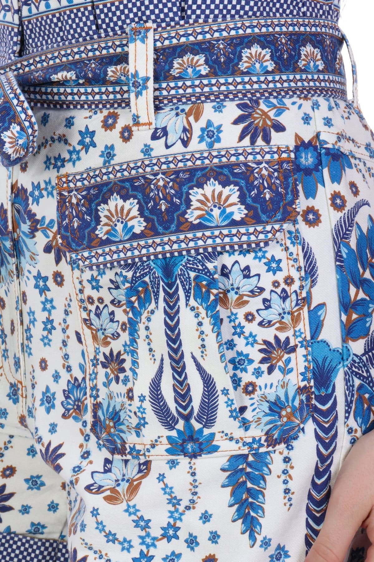 FARM RIO ΣΟΡΤΣΑΚΙ ENCANTO TROPICAL ΕΜΠΡΙΜΕ ΑΠΟΣΠΩΜΕΝΗ ΖΩΝΗ ΛΕΥΚΟ-ΜΠΛΕ