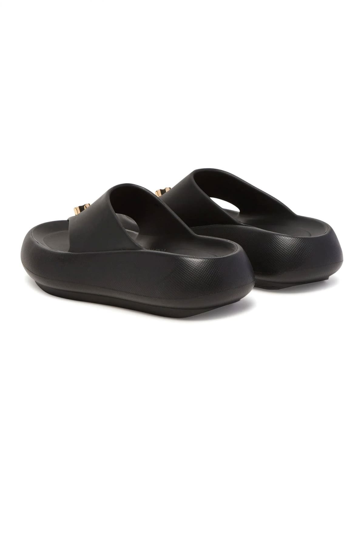 MICHAEL KORS ΠΑΠΟΥΤΣΙΑ ΠΑΝΤΟΦΛΕΣ SPLASH PLATFORM ΜΕΤΑΛΛΙΚΟ LOGO ΜΑΥΡΟ