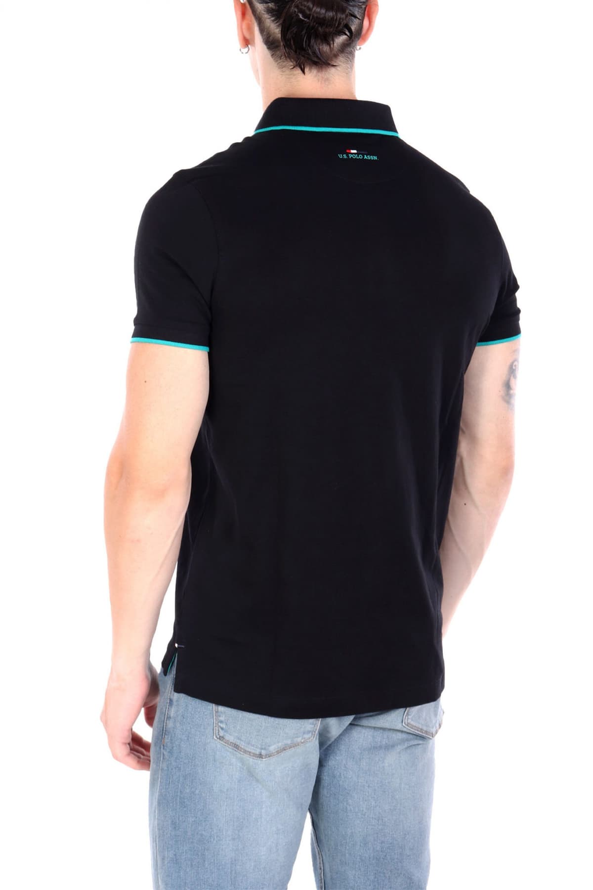 U.S. POLO ASSN. ΜΠΛΟΥΖΑ ΜΑΥΡΟ ΑΝΔΡΙΚΟ POLO