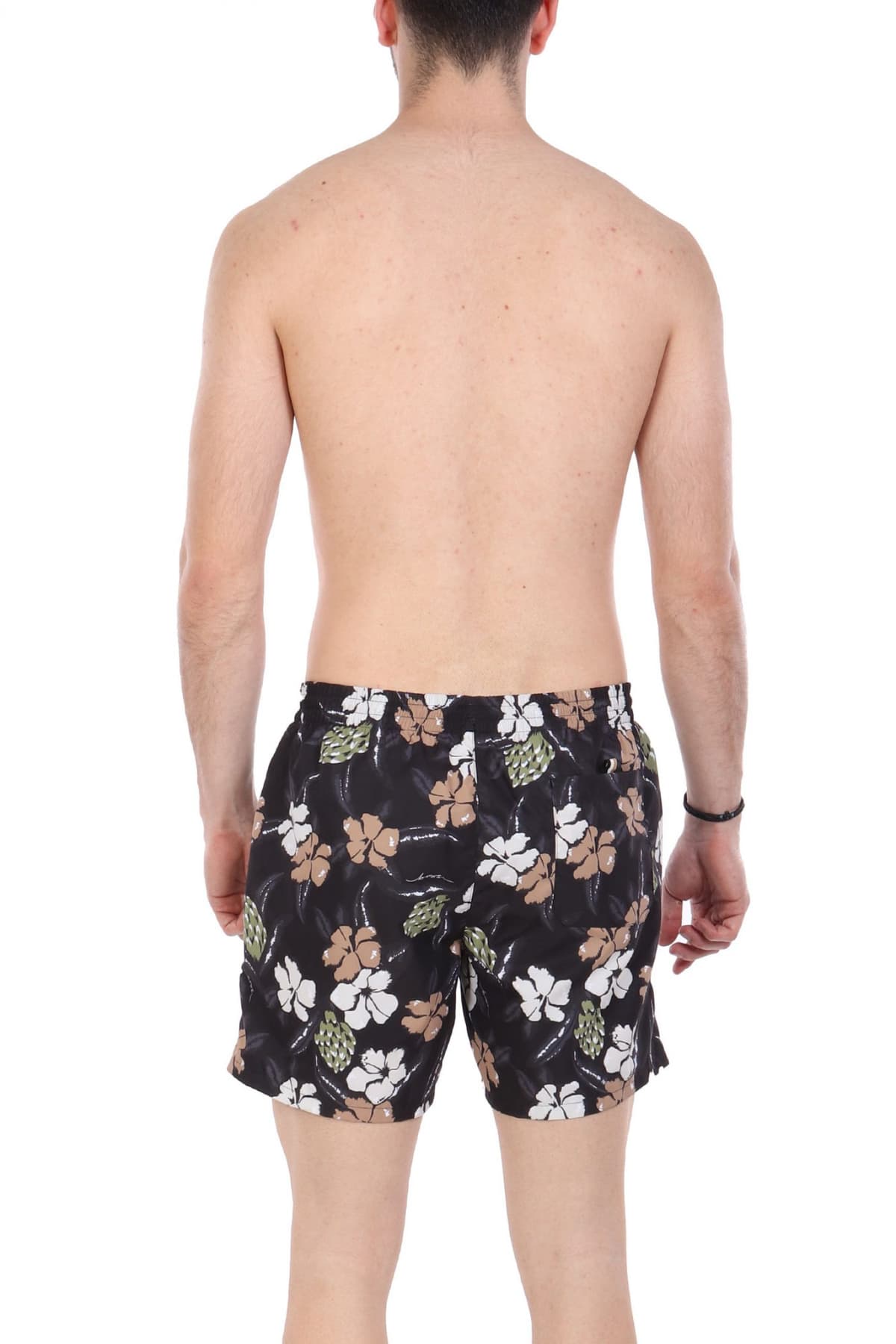 BOSS BEACHWEAR ΜΑΓΙO PIRANHA ΜΑΥΡΟ