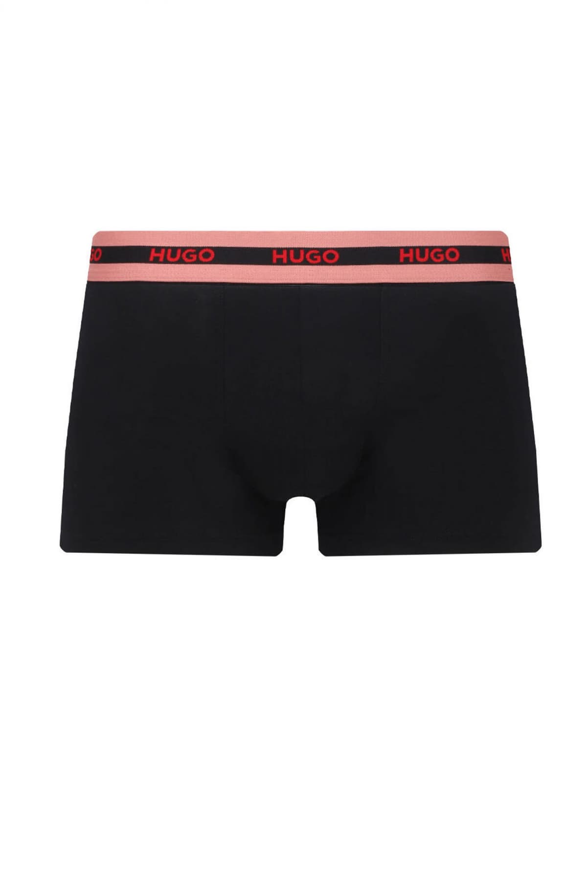 HUGO ΕΣΩΡΟΥΧΑ TRUNK TRIPLET PLANET COTTON STRETCH LOGO ΜΑΥΡΟ