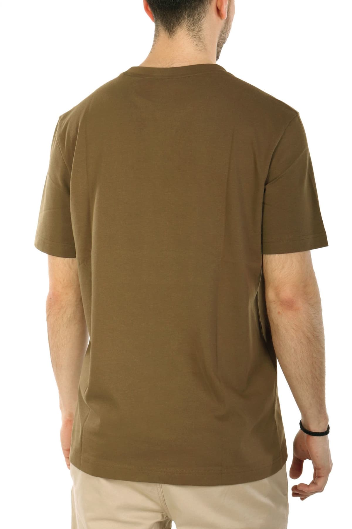 BOSS CASUAL T-SHIRT ΜΕ ΣΤΑΜΠΑ REGULAR FIT TE_SPIDERBAT ΛΑΔΙ