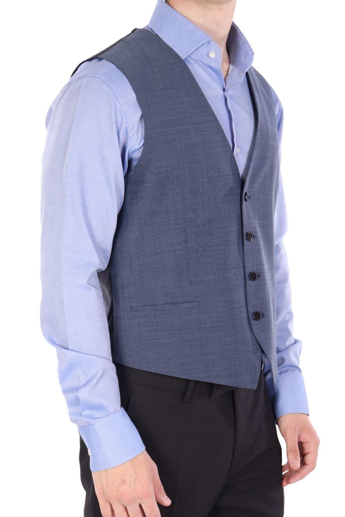 HUGO ΓΙΛΕΚΟ ΚΟΣΤΟΥΜΙΟΥ VIN224 EXTRA-SLIM FIT ΜΠΛΕ