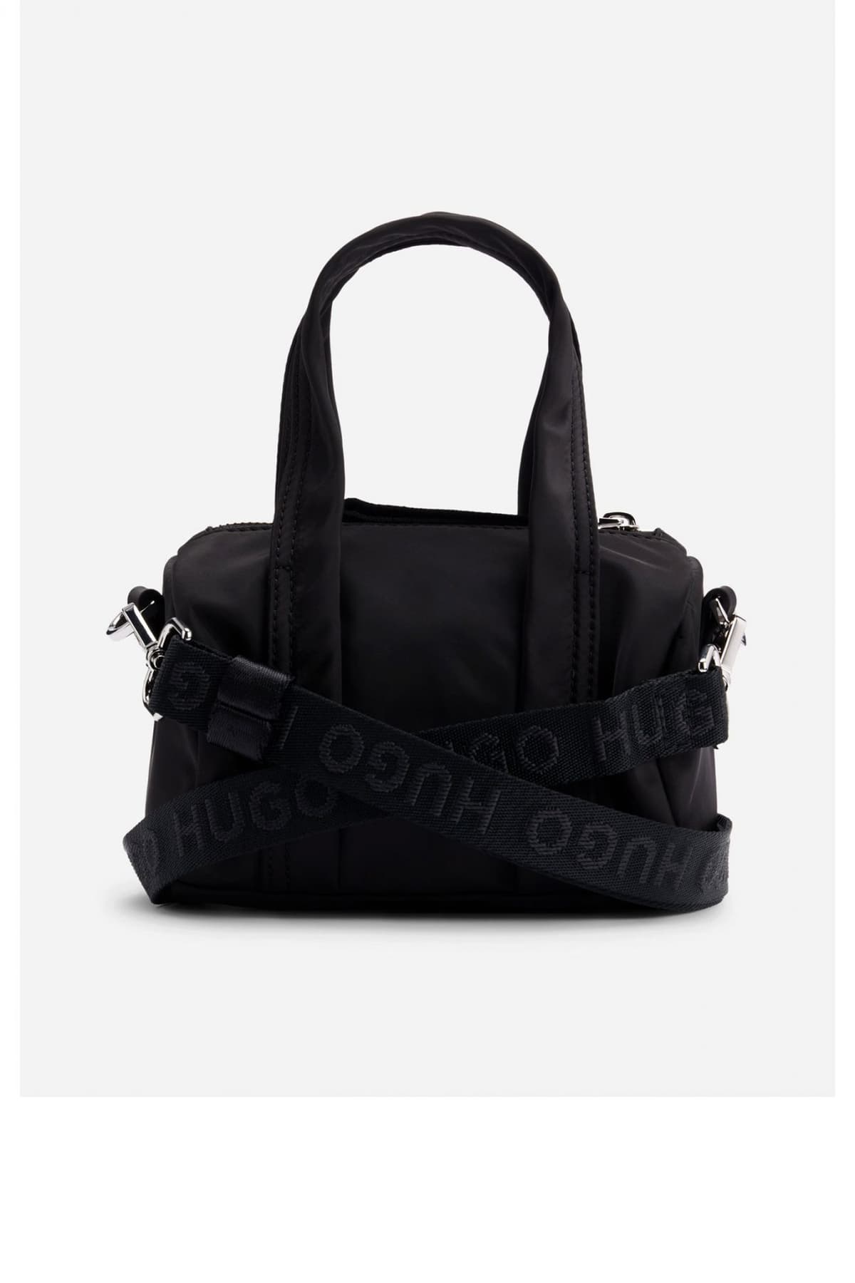 HUGO BLUE ΤΣΑΝΤΑΚI CROSSBODY ROSELYN DUFFLE ΜΑΥΡΟ