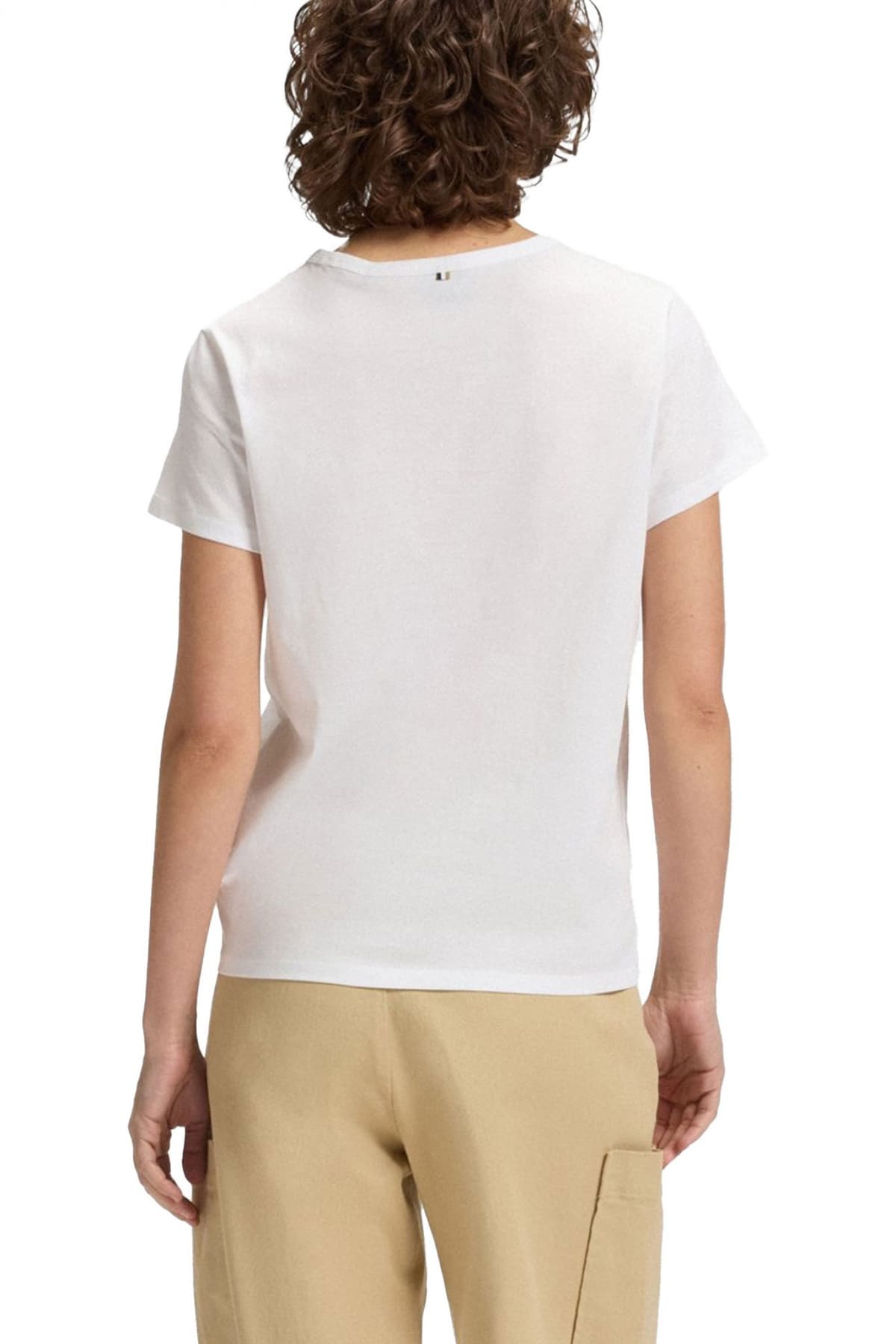 BOSS T-SHIRT EVENTSA7 LOGO ΛΕΥΚΟ