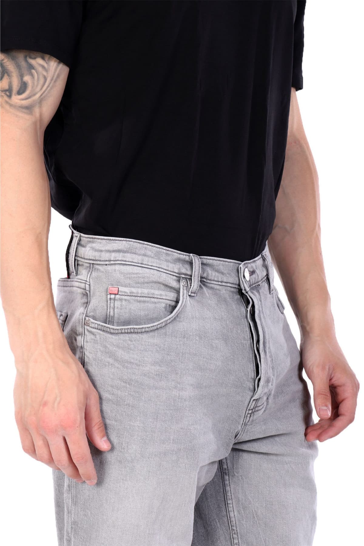 HUGO ΒΕΡΜΟΥΔΑ 634/S TAPERED FIT ΑΝΟΙΧΤΟ ΓΚΡΙ