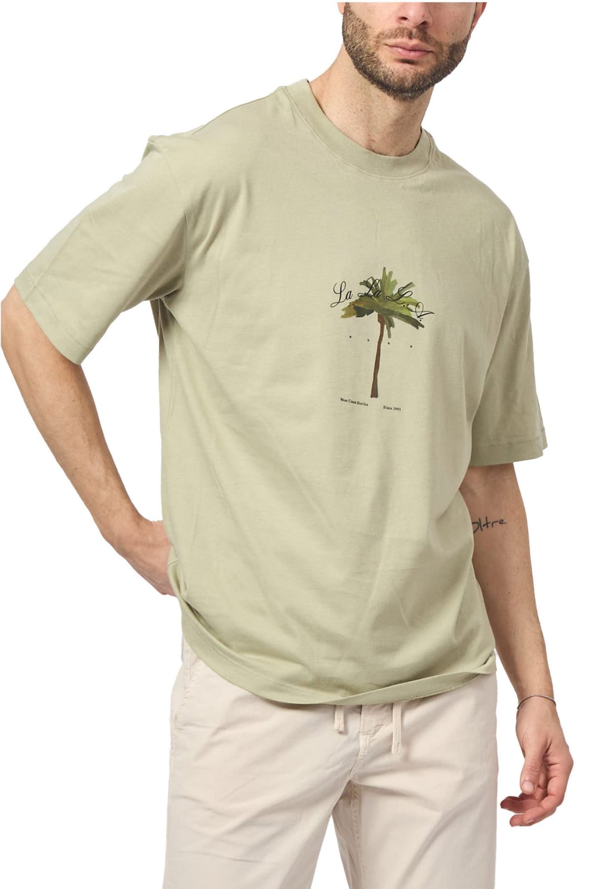 HUGO T-SHIRT DUWOM LOGO ΠΡΑΣΙΝΟ