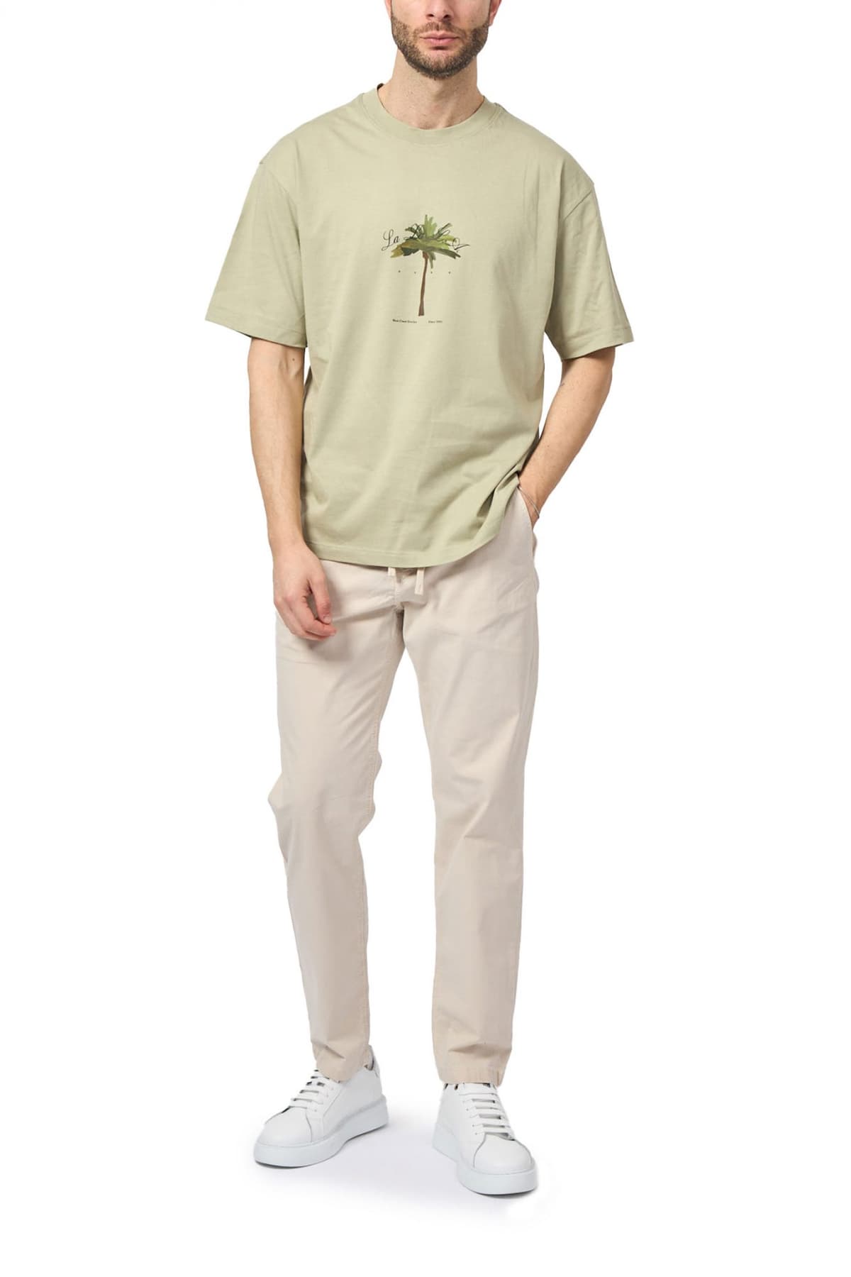 HUGO T-SHIRT DUWOM LOGO ΠΡΑΣΙΝΟ