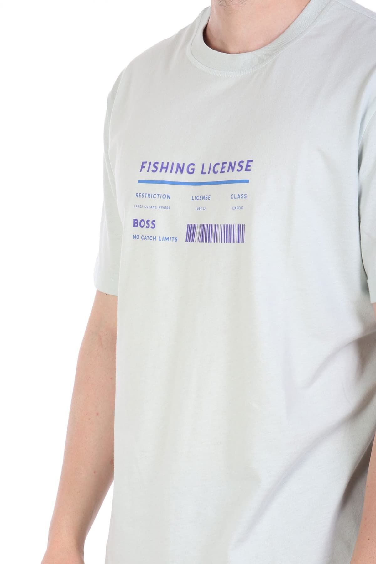 BOSS CASUAL T-SHIRT TE_ATACAMA ΜΕΝΤΑ