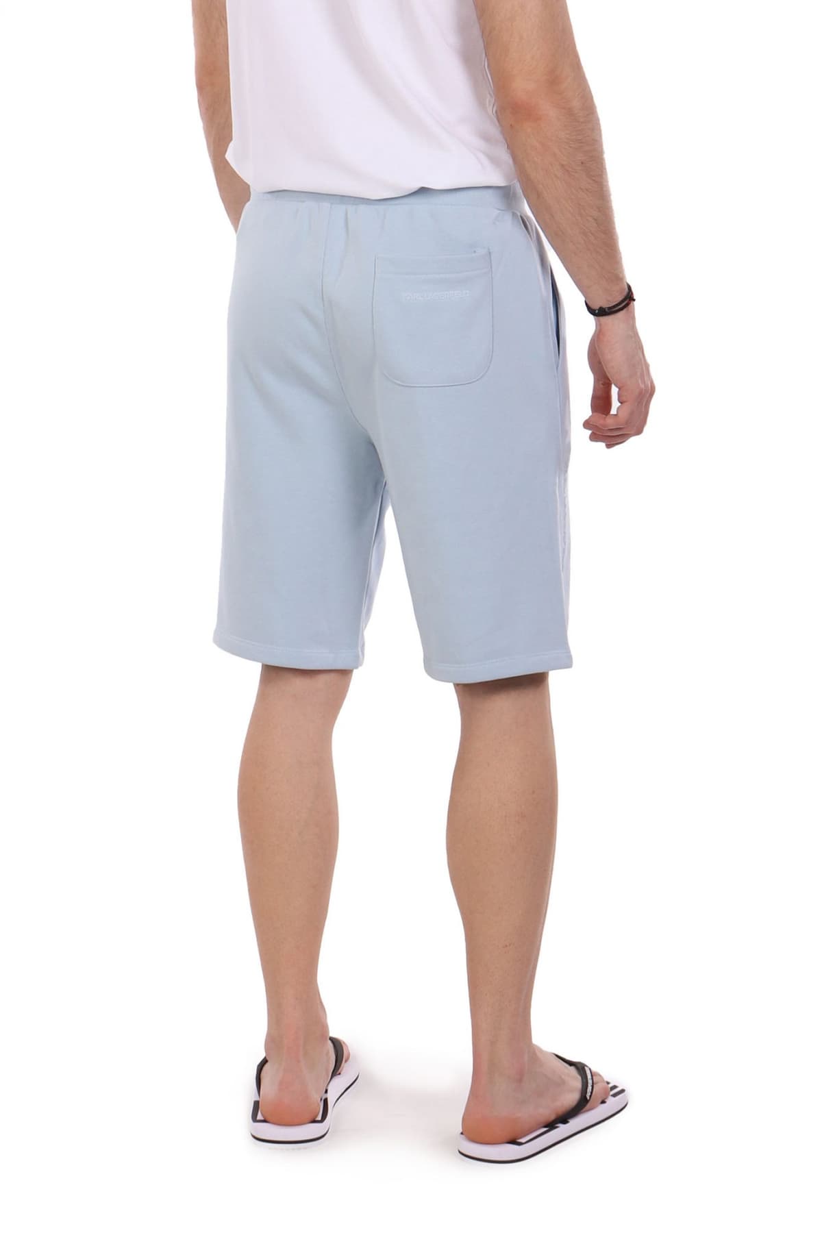 KARL LAGERFELD ΒΕΡΜΟΥΔΑ ΦΟΥΤΕΡ LOGO ΣΙΕΛ