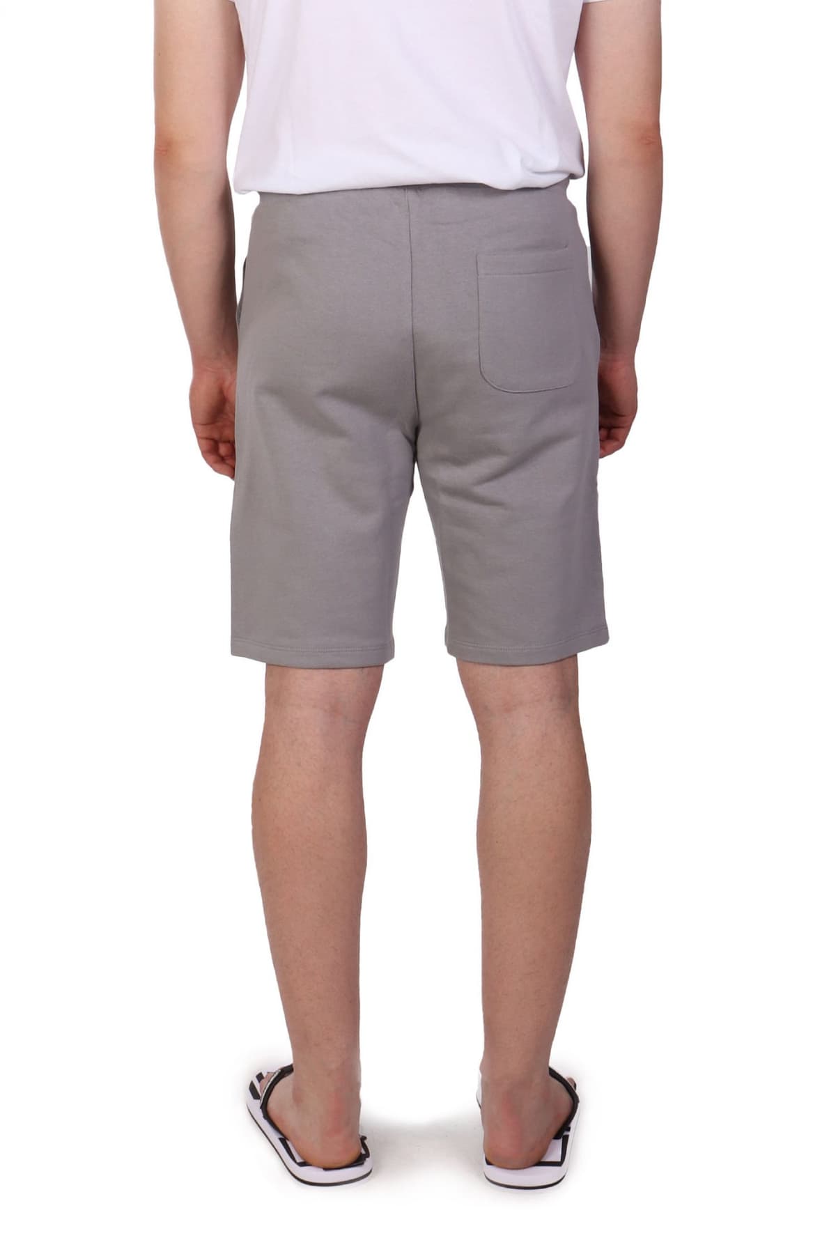 KARL LAGERFELD ΒΕΡΜΟΥΔΑ ΦΟΥΤΕΡ LOGO ΓΚΡΙ