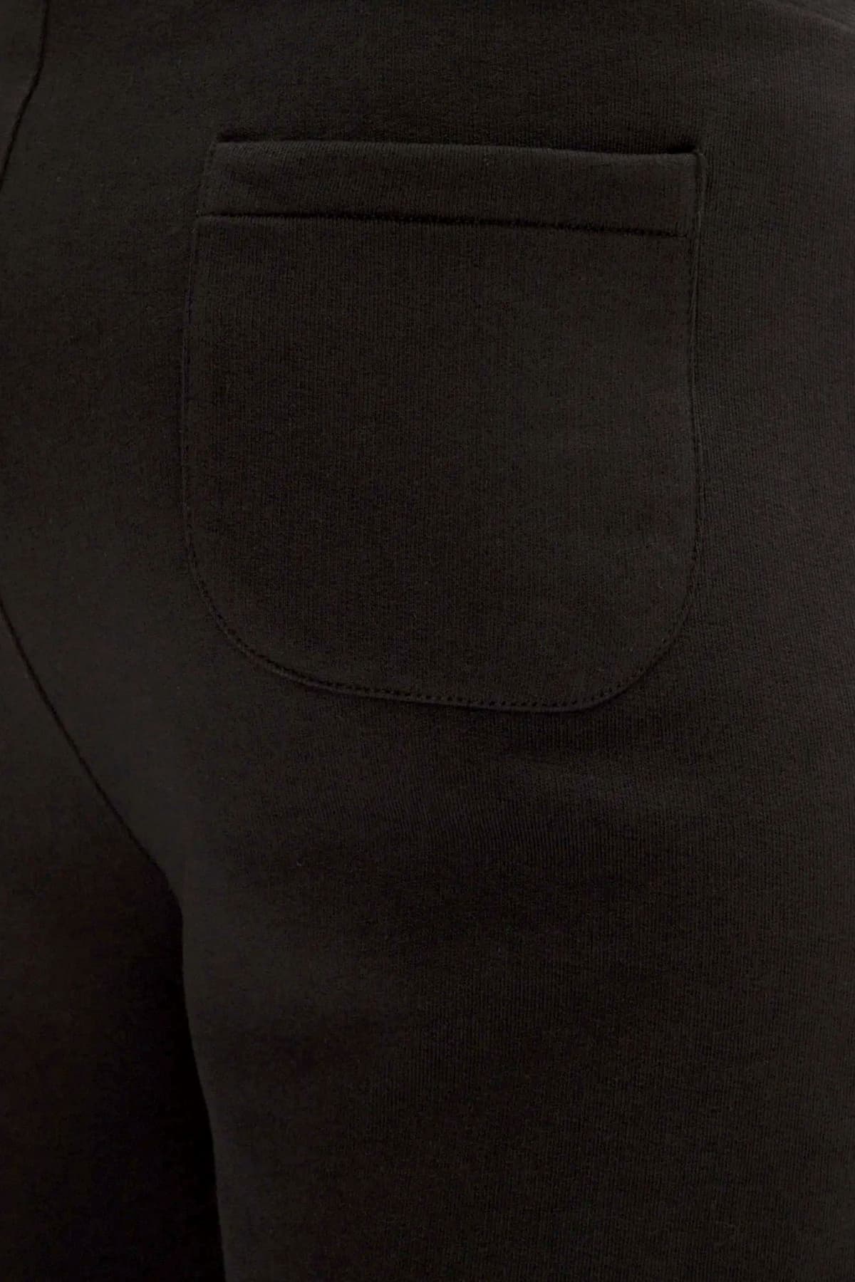 KARL LAGERFELD ΒΕΡΜΟΥΔΑ ΦΟΥΤΕΡ LOGO ΜΑΥΡΟ-ΚΙΤΡΙΝΟ