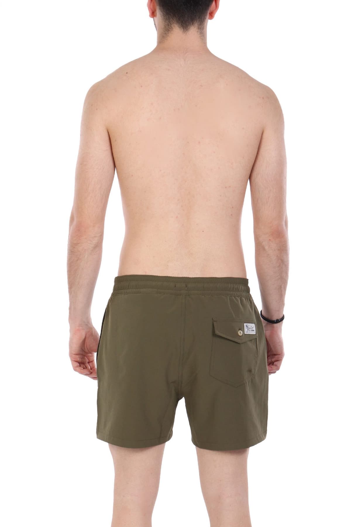 RALPH LAUREN ΜΑΓΙΩ SHORT M CLASSICS TRAVELER LOGO ΧΑΚΙ