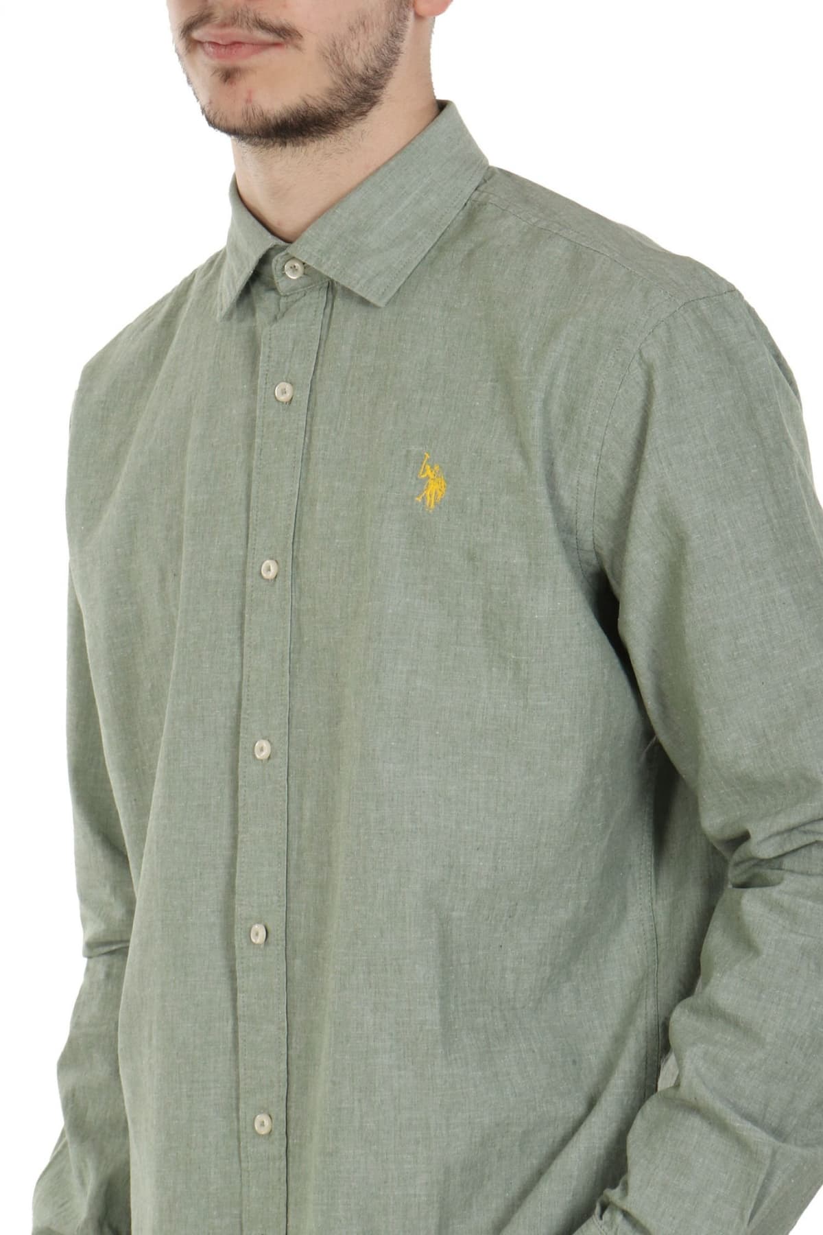 U.S.POLO ASSN ΠΟΥΚΑΜΙΣΟ REGULAR FIT ΜΕΝΤΑ