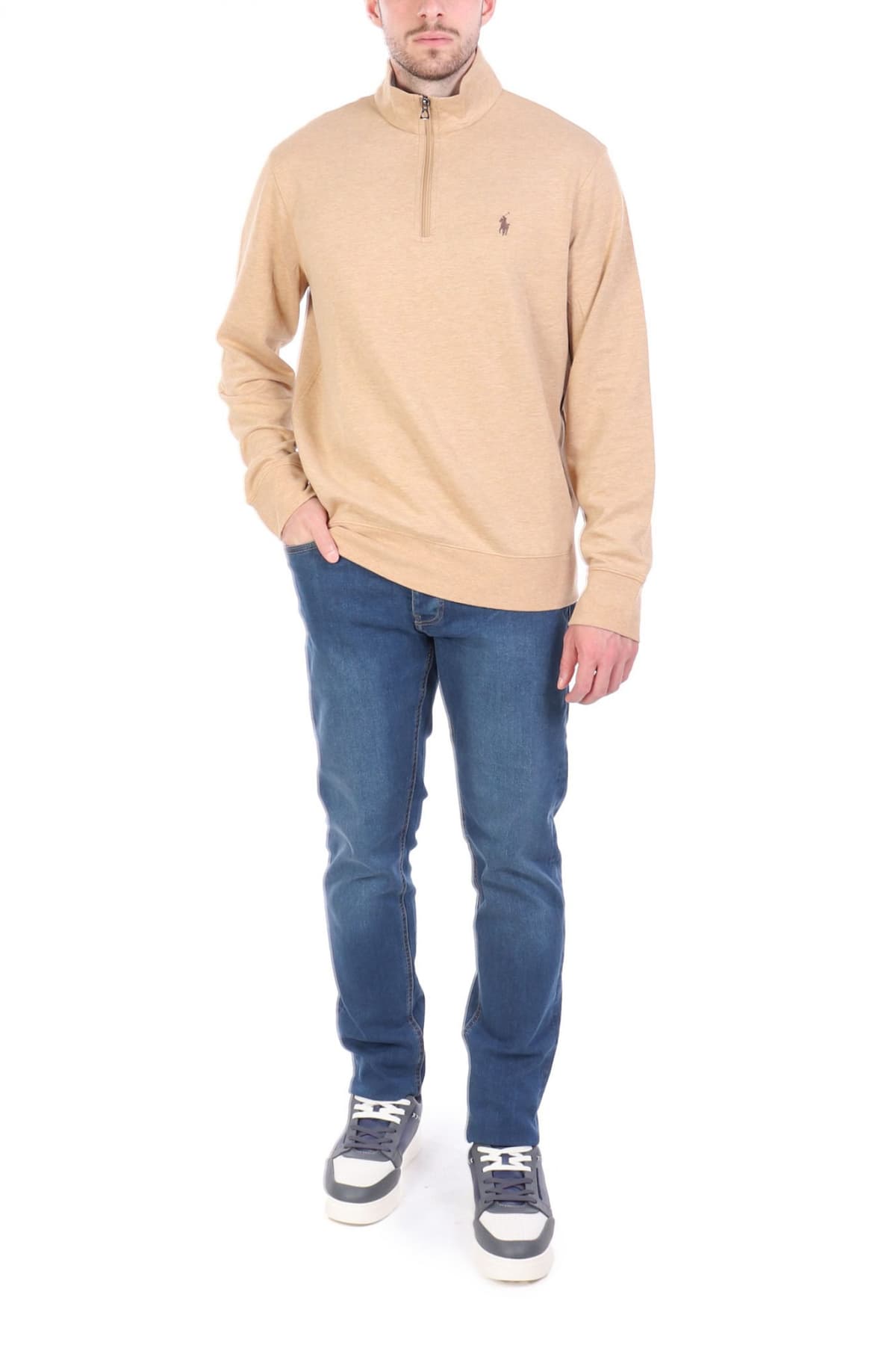 RALPH LAUREN ΦΟΥΤΕΡ HALFZIP LOGO ΚΑΜΗΛΟ