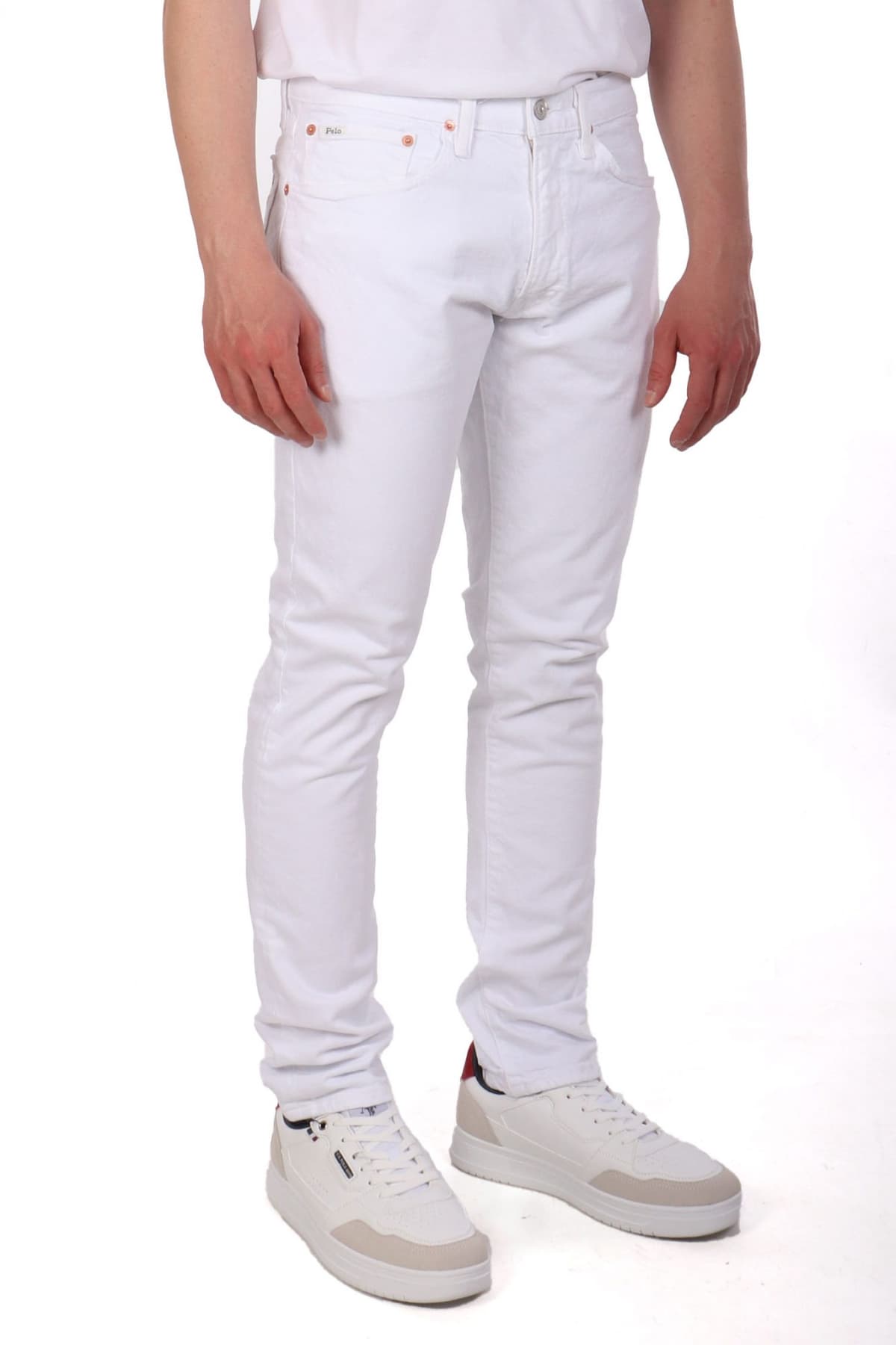 RALPH LAUREN ΠΑΝΤΕΛΟΝΙ JEANS SLIM SULLIVAN LOW STRETCH ΛΕΥΚΟ
