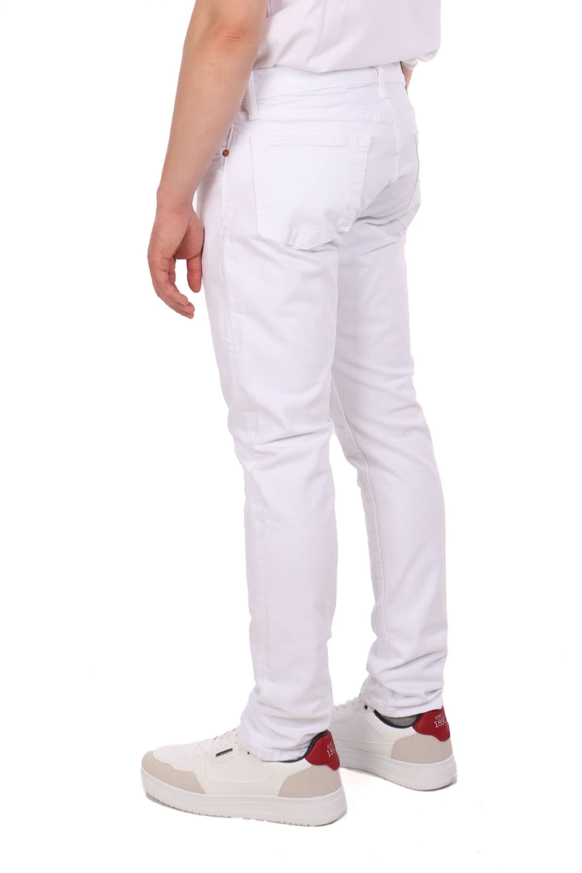 RALPH LAUREN ΠΑΝΤΕΛΟΝΙ JEANS SLIM SULLIVAN LOW STRETCH ΛΕΥΚΟ