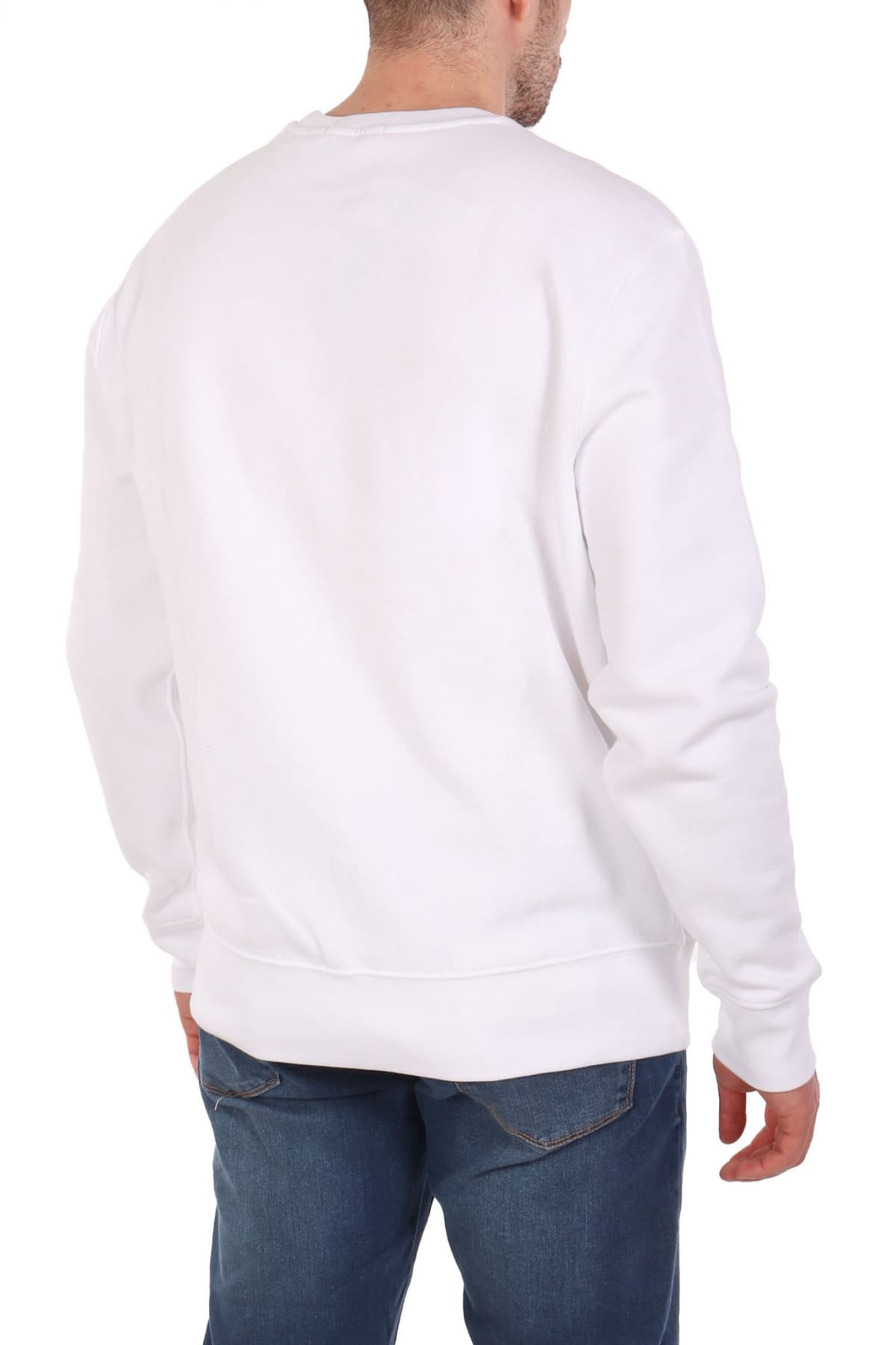 RALPH LAUREN ΦΟΥΤΕΡ CREW NECK LOGO BEAR ΛΕΥΚΟ